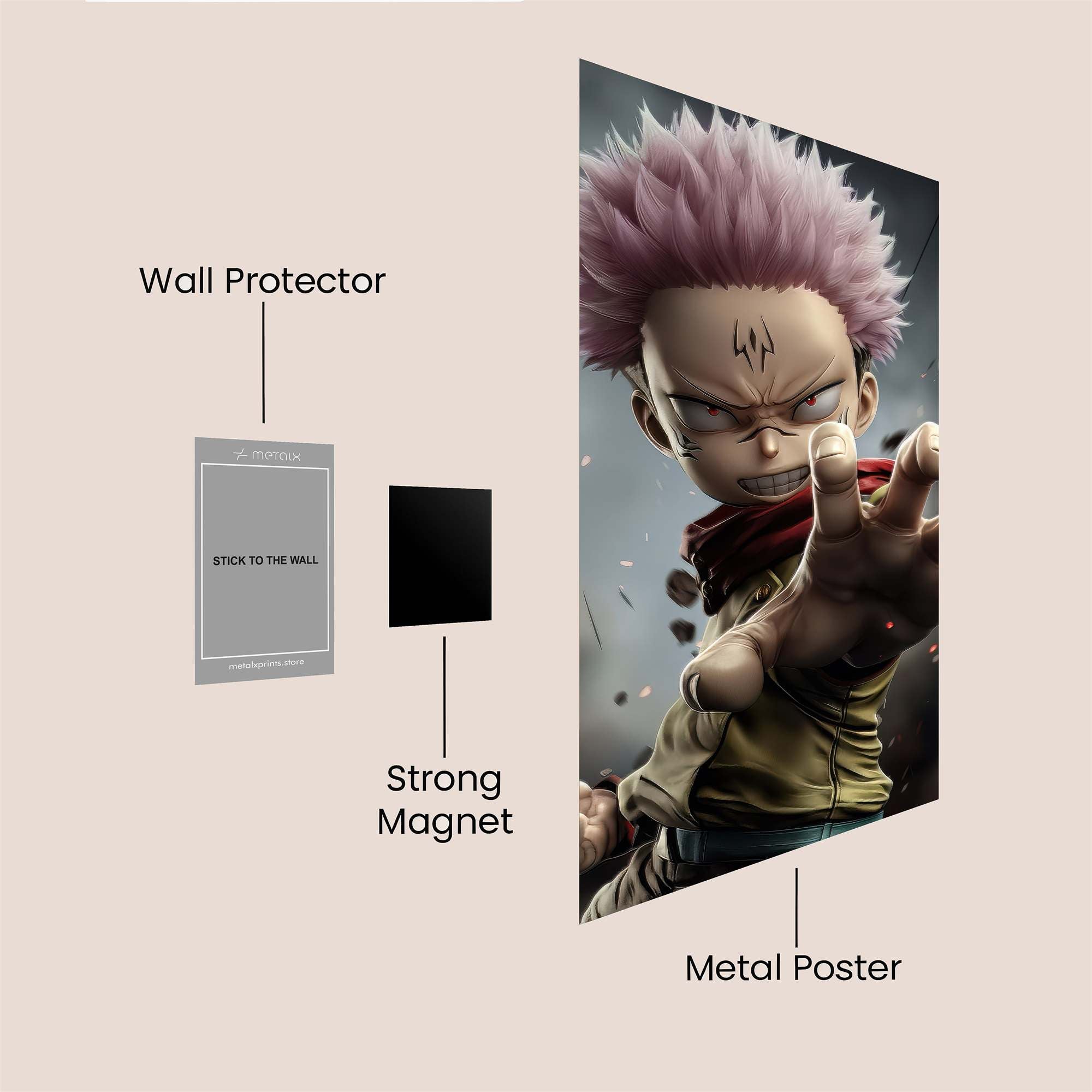 Yuji Ferocious Safe Wall Magnetic / M