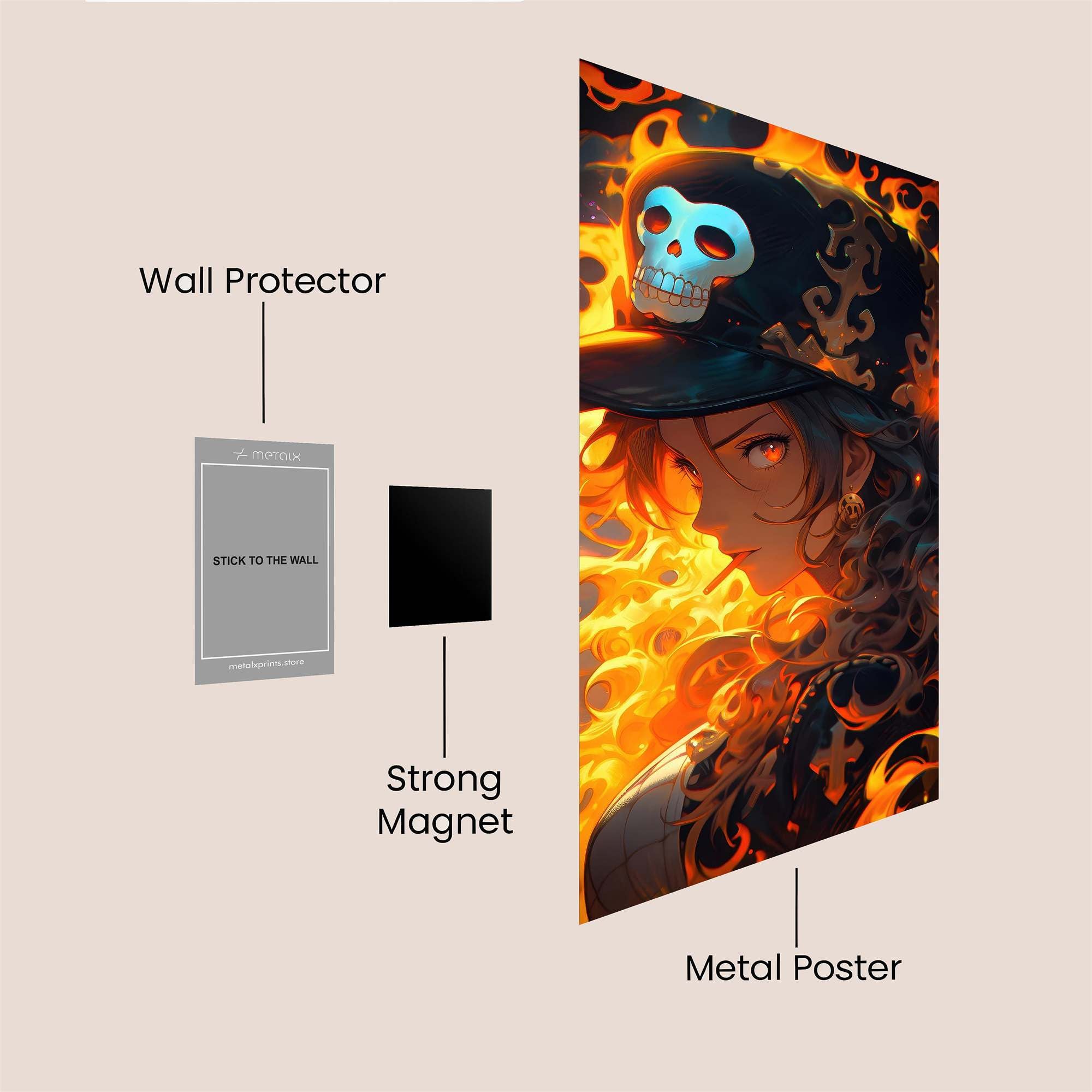 FlameQueen Safe Wall Magnetic / M