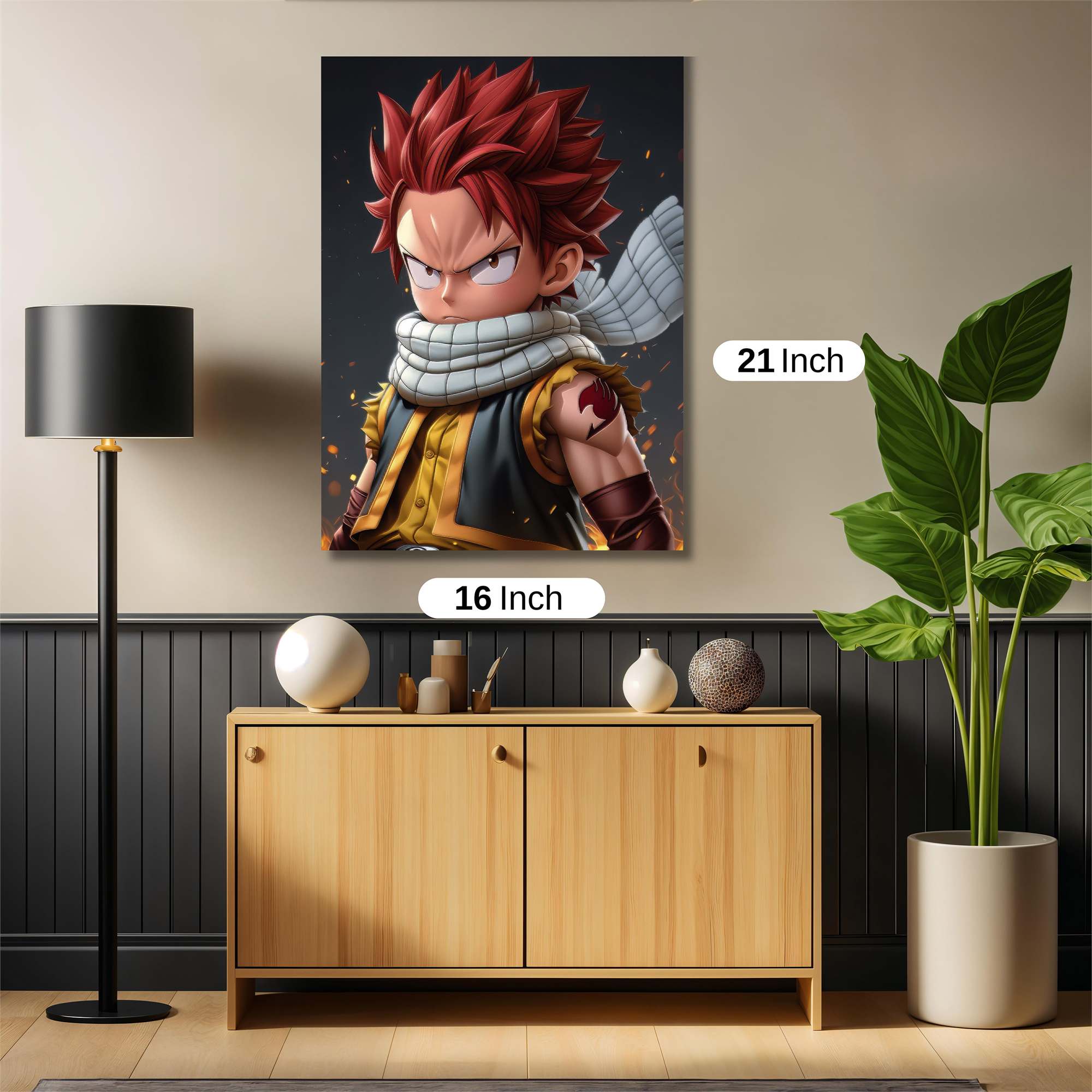 Natsu Fierce Safe Wall Magnetic / M