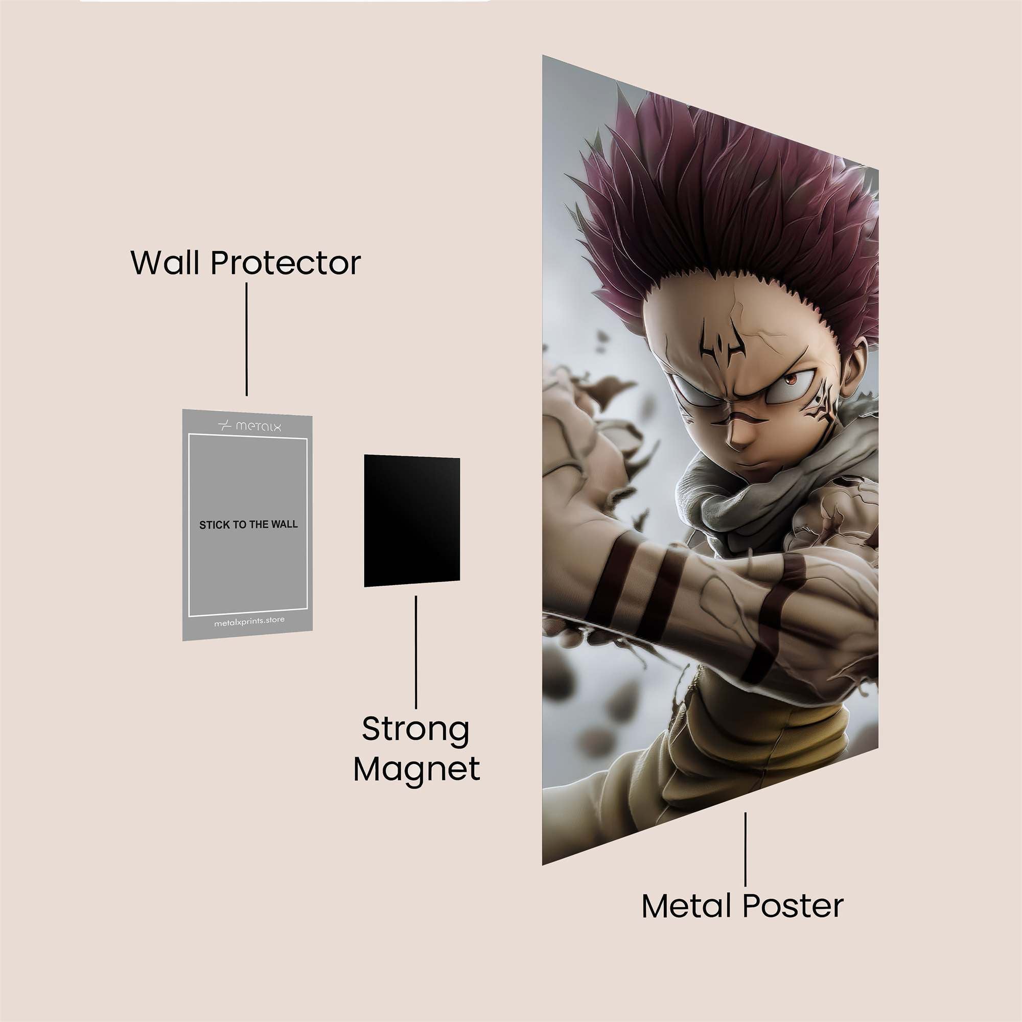 Yuji Ferocious Safe Wall Magnetic / M