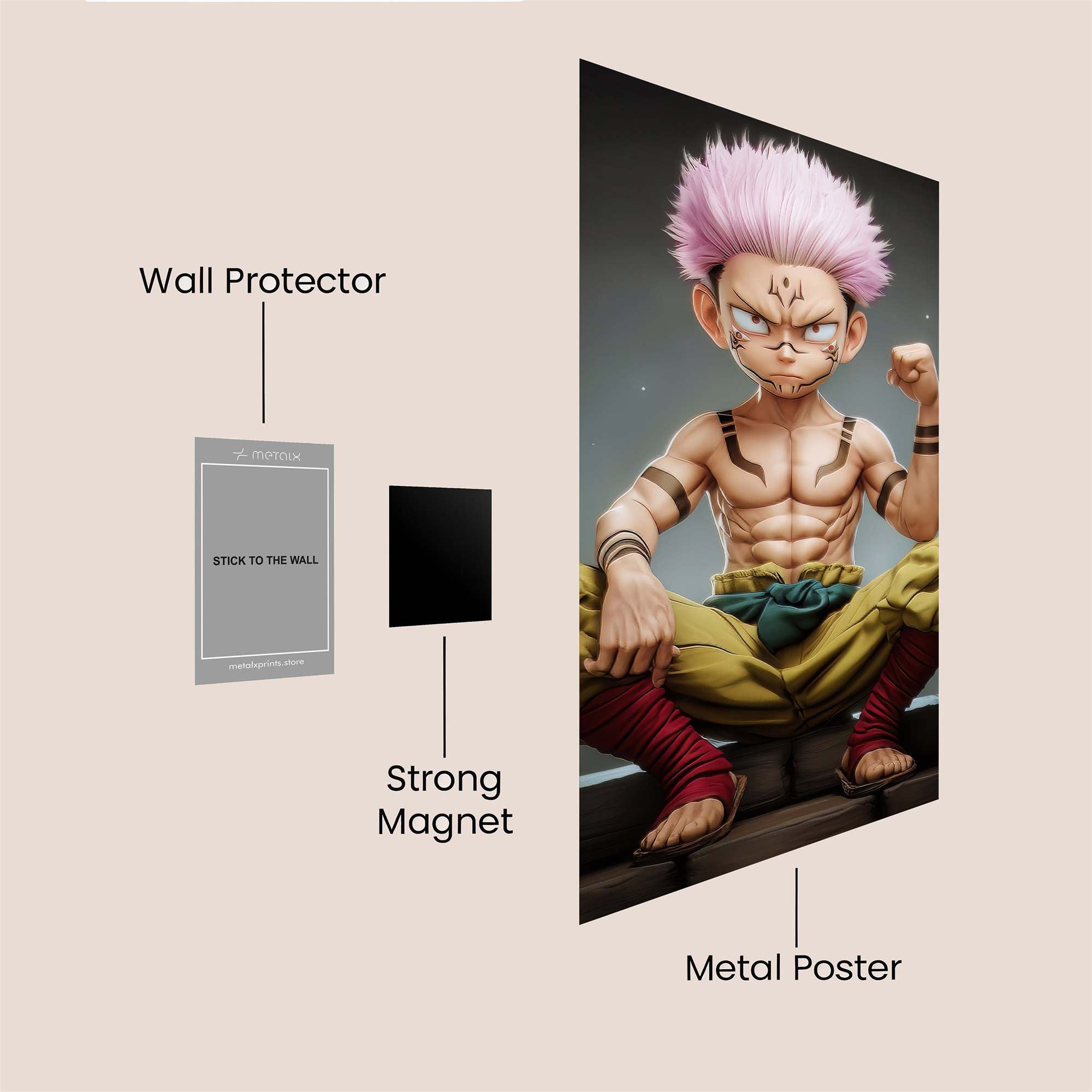 Yuji Fierce Safe Wall Magnetic / M