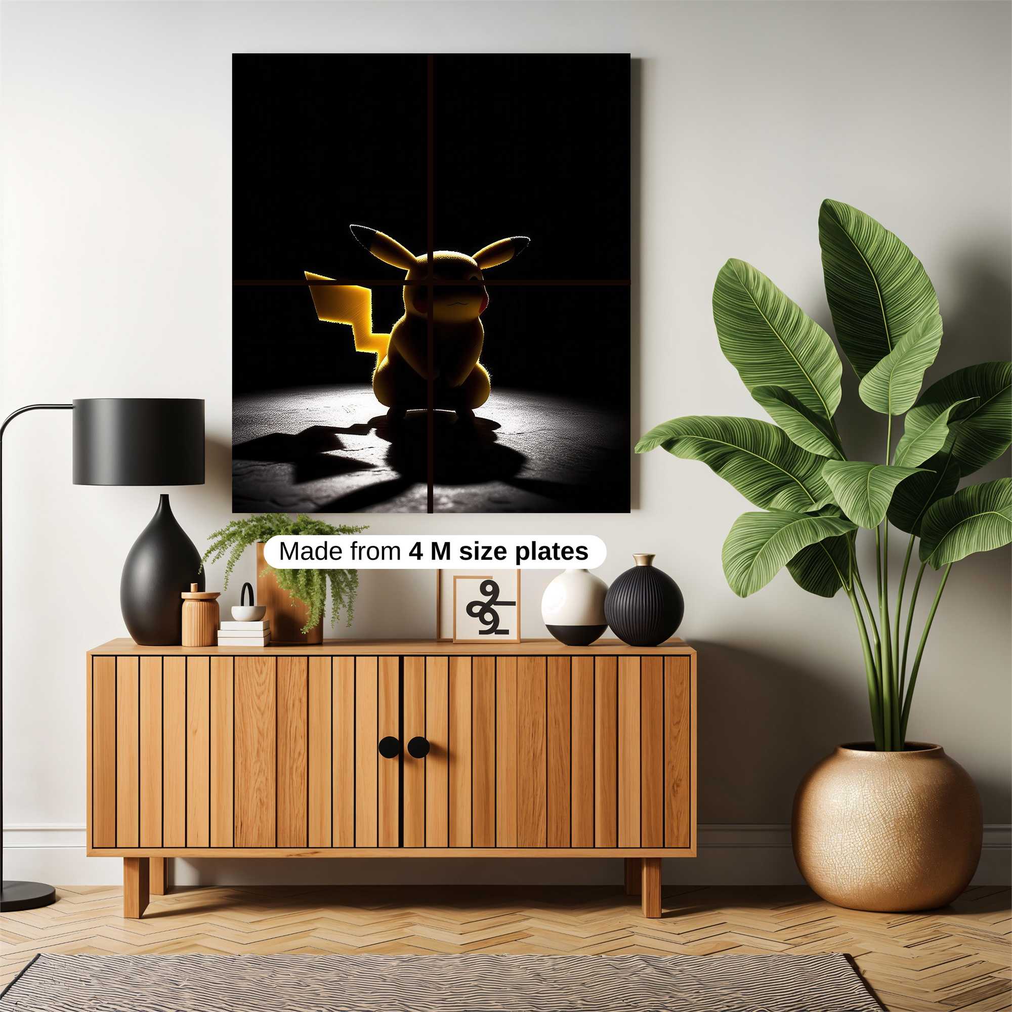 Pikachu Serene Safe Wall Magnetic / M