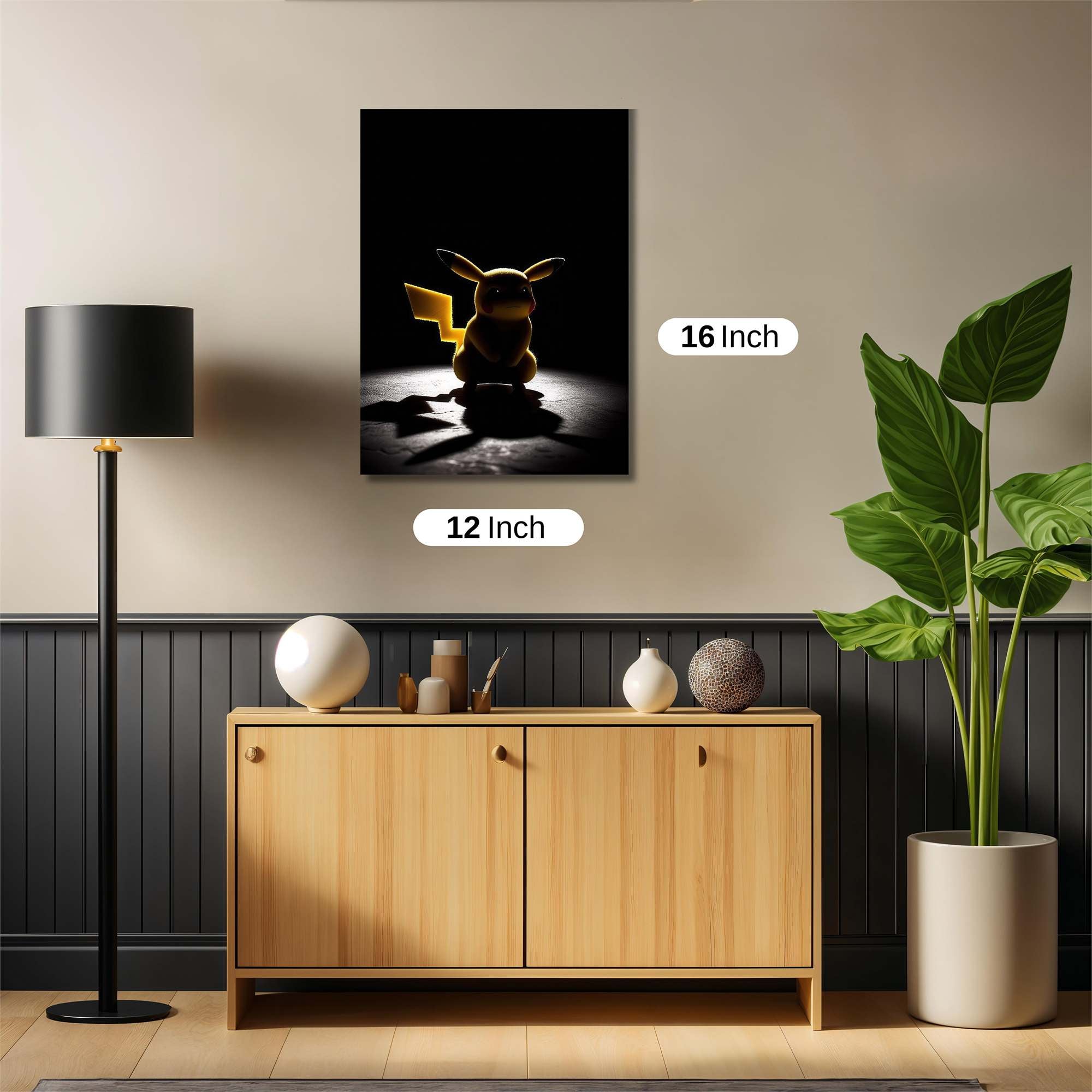 Pikachu Serene Safe Wall Magnetic / M