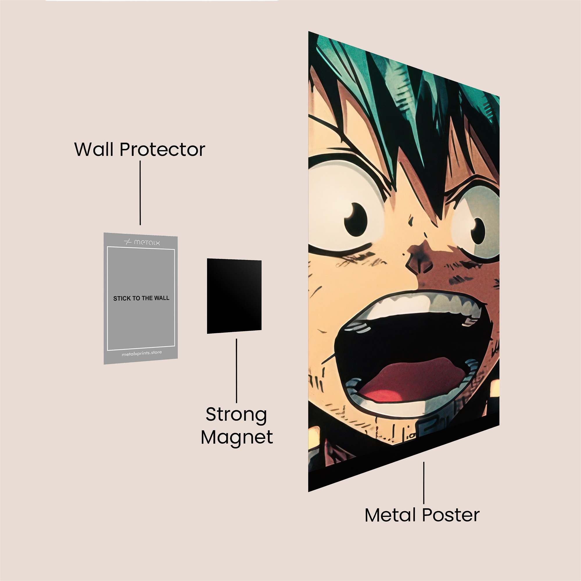 Mob Shattered Safe Wall Magnetic / M