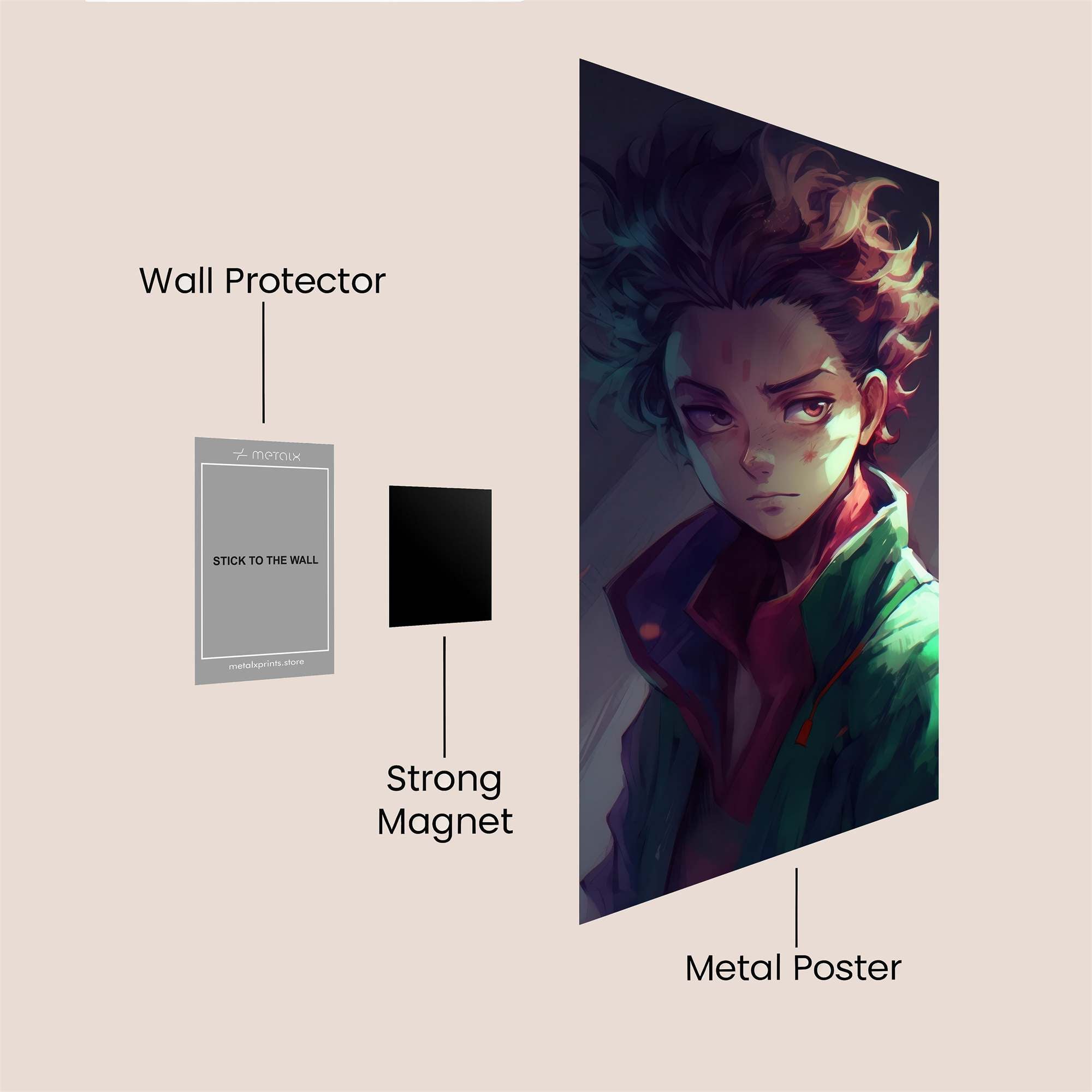 Izuku Defiant Safe Wall Magnetic / M