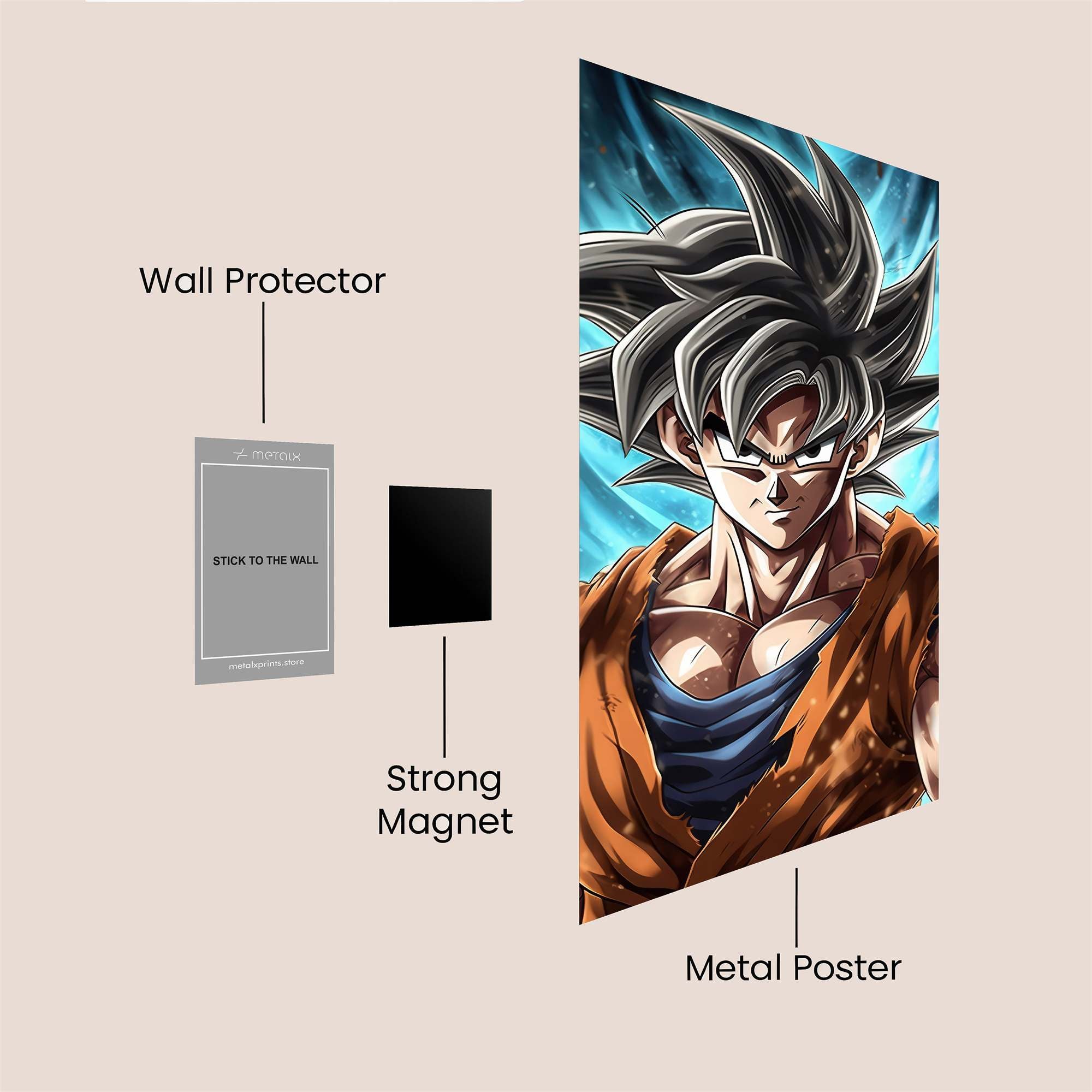 Goku Radiant Safe Wall Magnetic / M