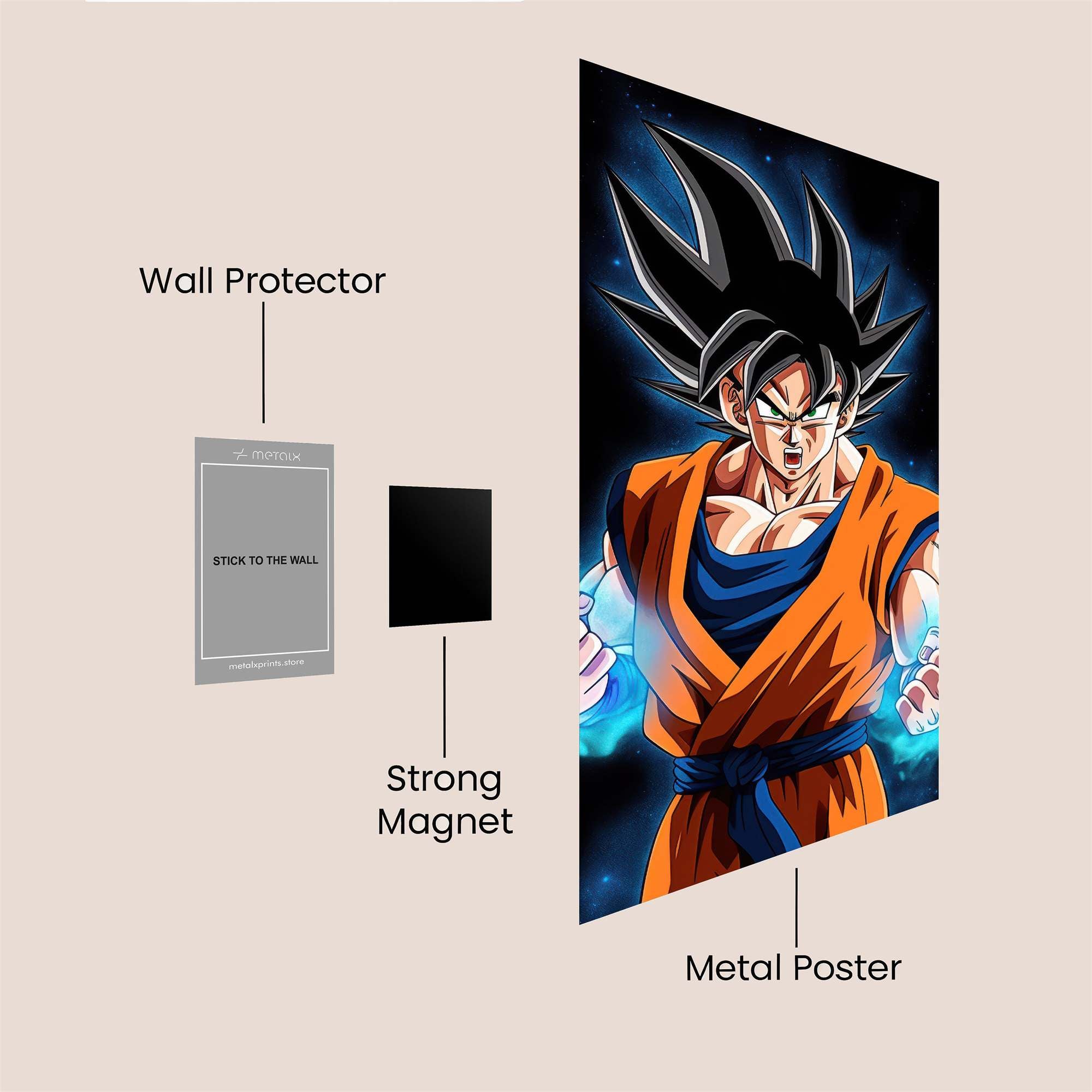 Goku Radiant Safe Wall Magnetic / M