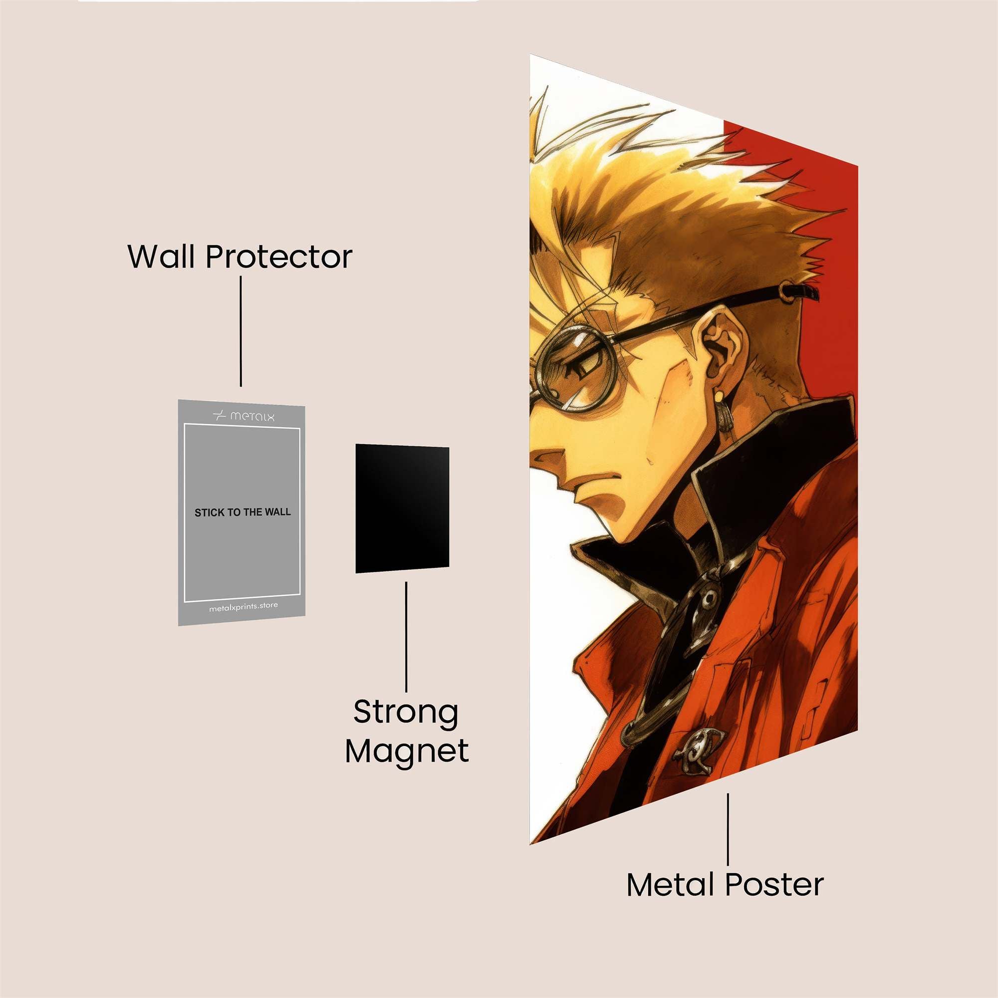 Vash Intensity Safe Wall Magnetic / M