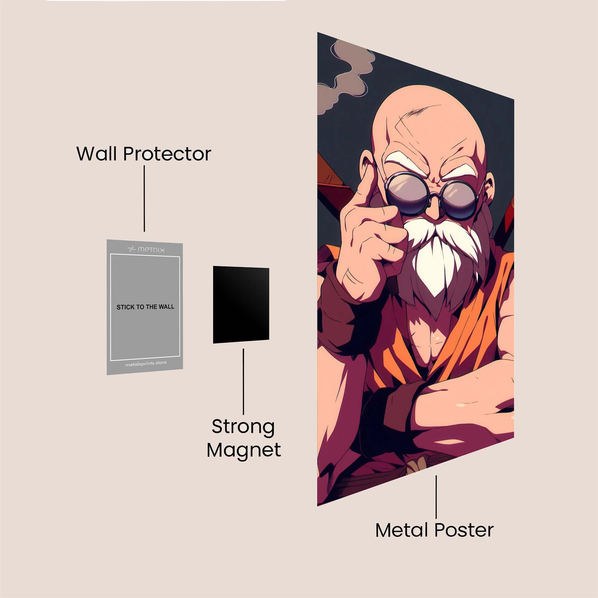 Masterful Zen Safe Wall Magnetic / M