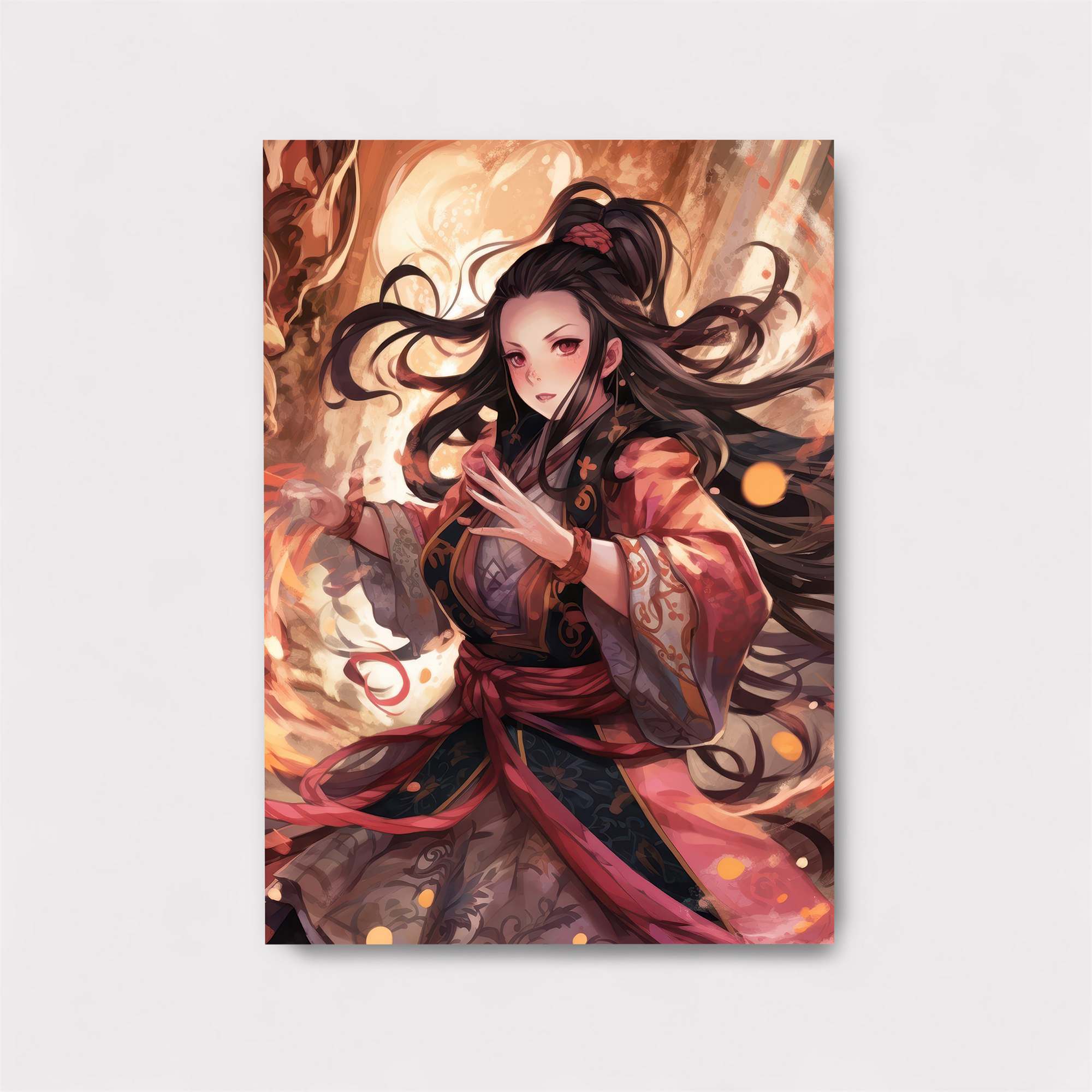 Hu Tao - Fiery Safe Wall Magnetic / M