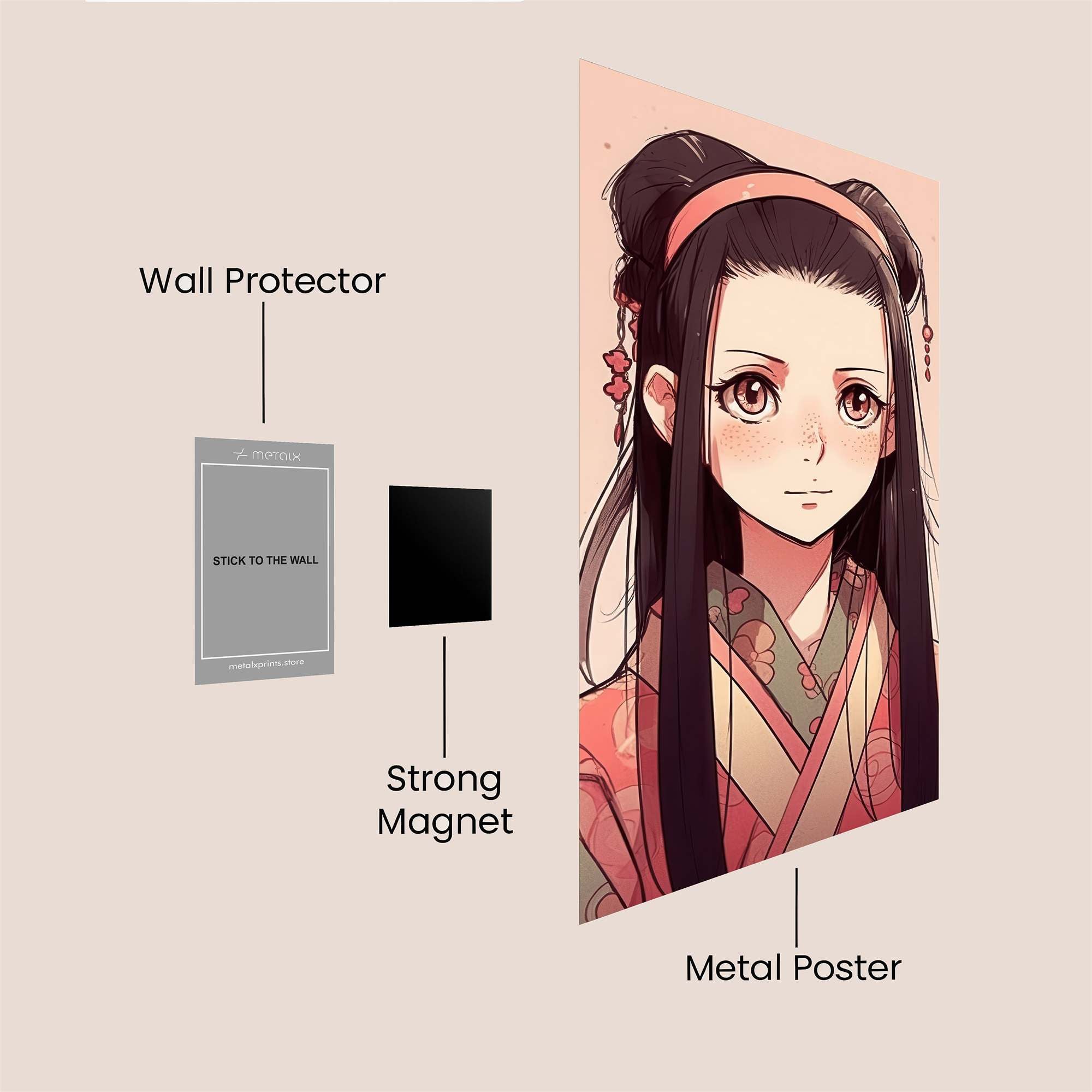 Geisha Serenity Safe Wall Magnetic / M