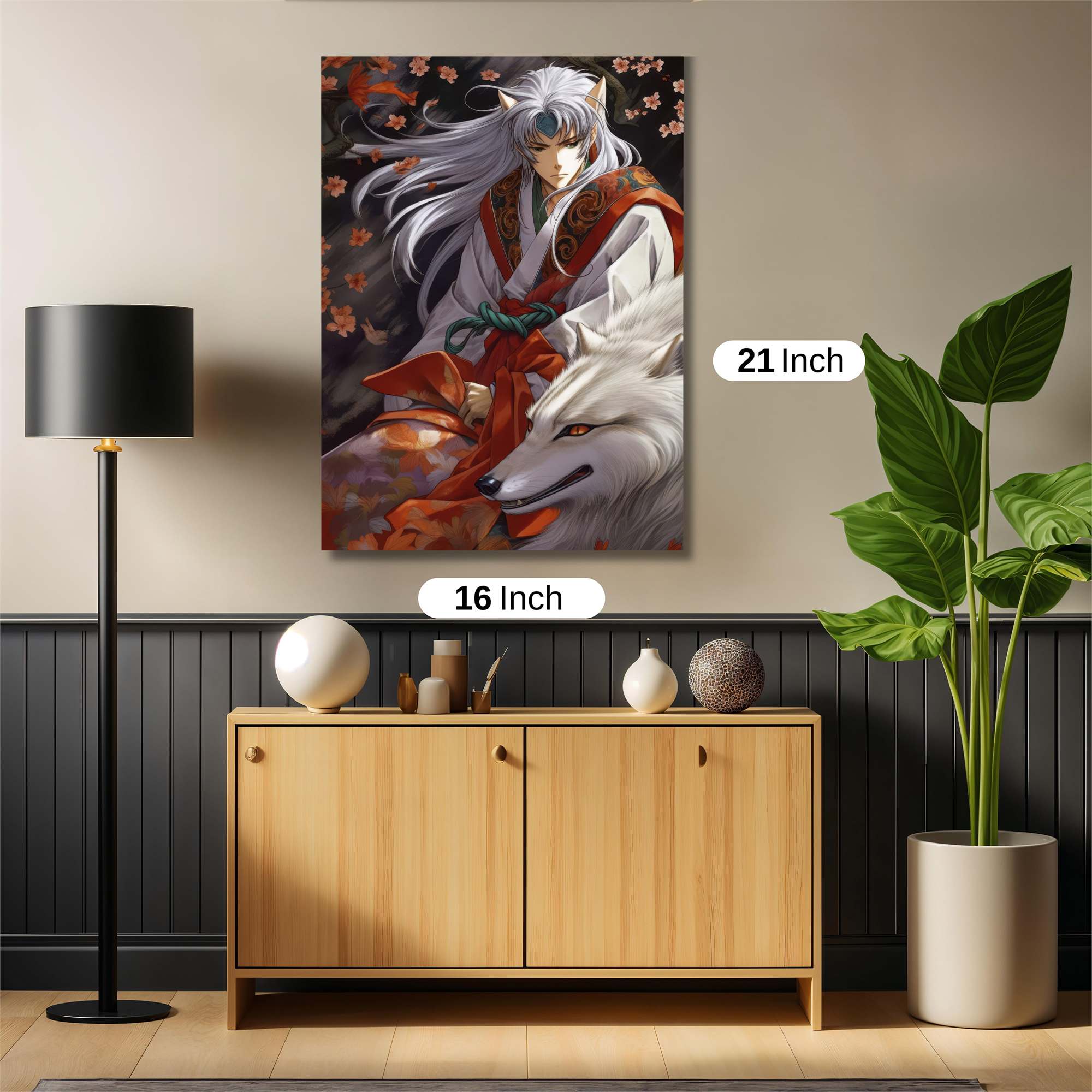 Sesshomaru Serene Safe Wall Magnetic / M