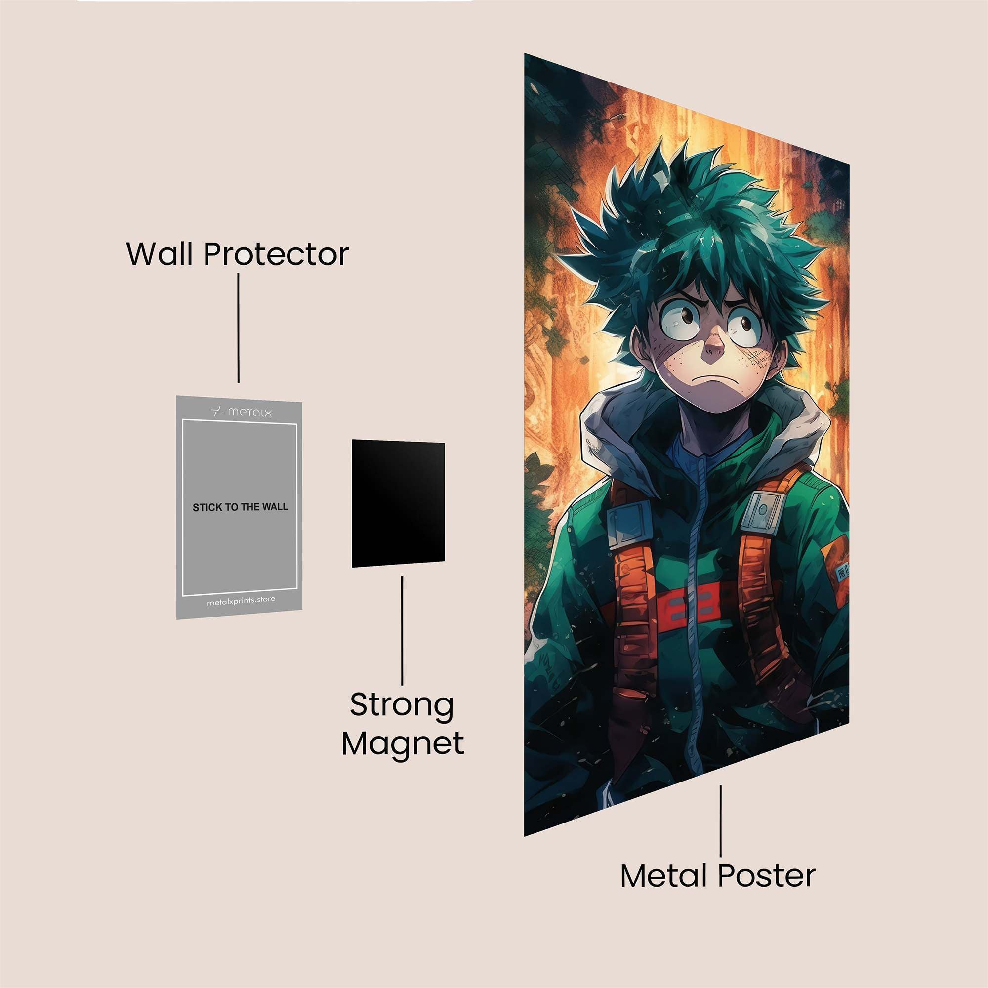 Izuku Intense Safe Wall Magnetic / M