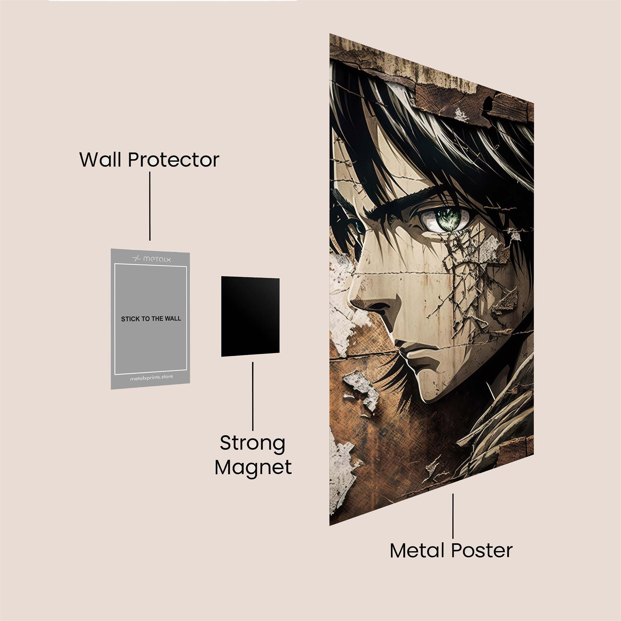 Eren Resolute Safe Wall Magnetic / M