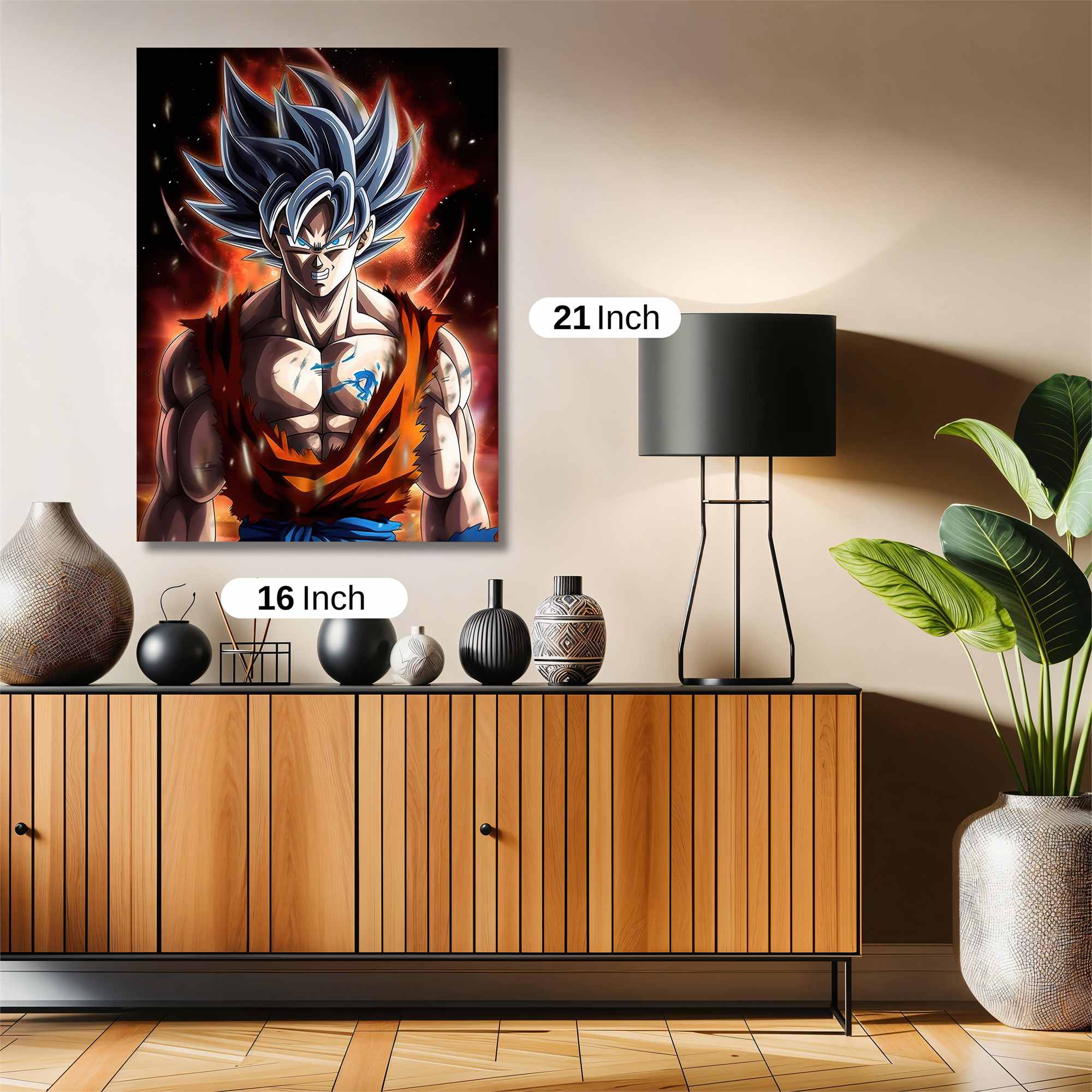 Goku Fierce Safe Wall Magnetic / M