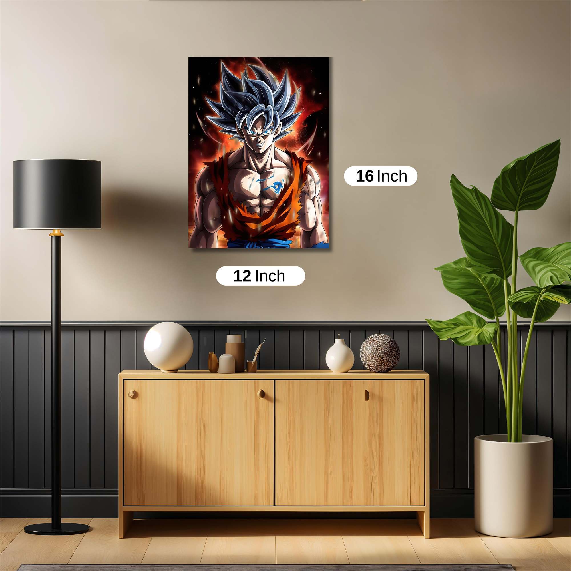 Goku Fierce Safe Wall Magnetic / M