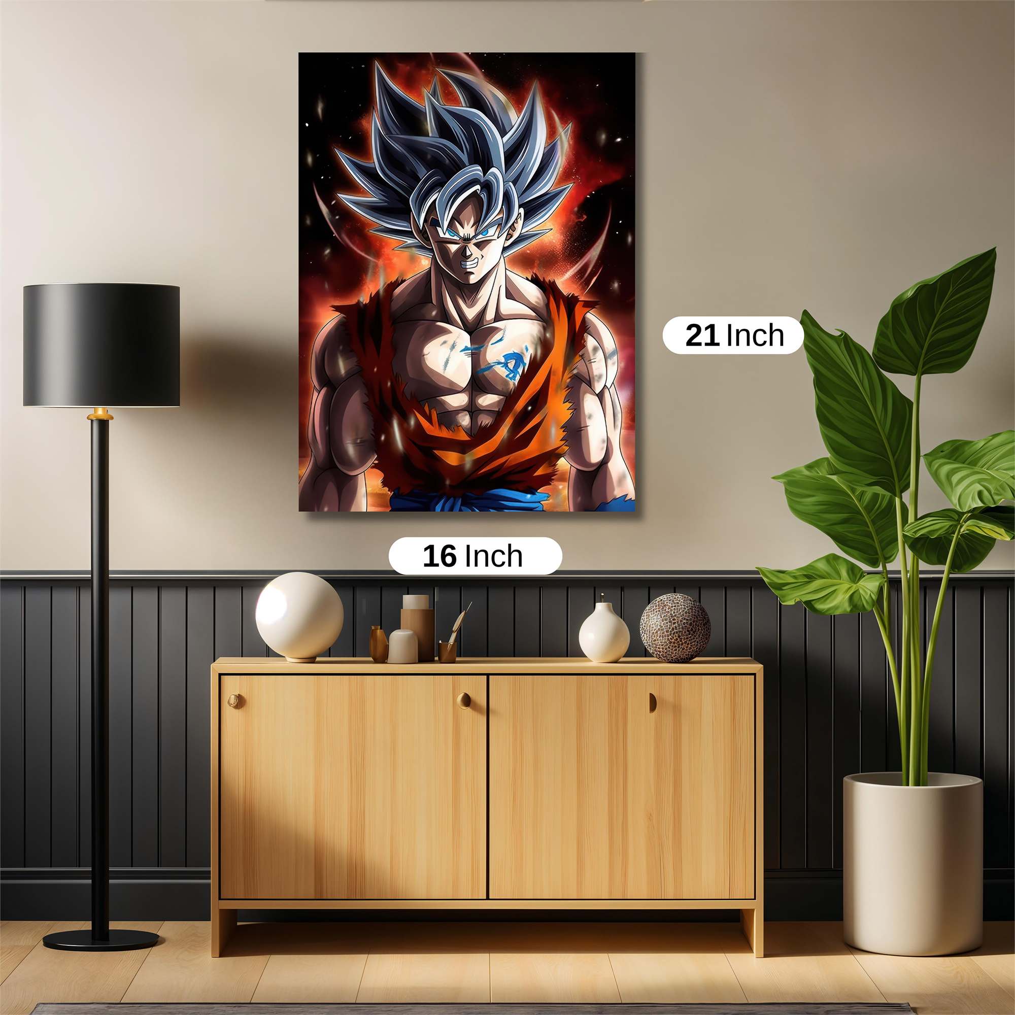 Goku Fierce Safe Wall Magnetic / M