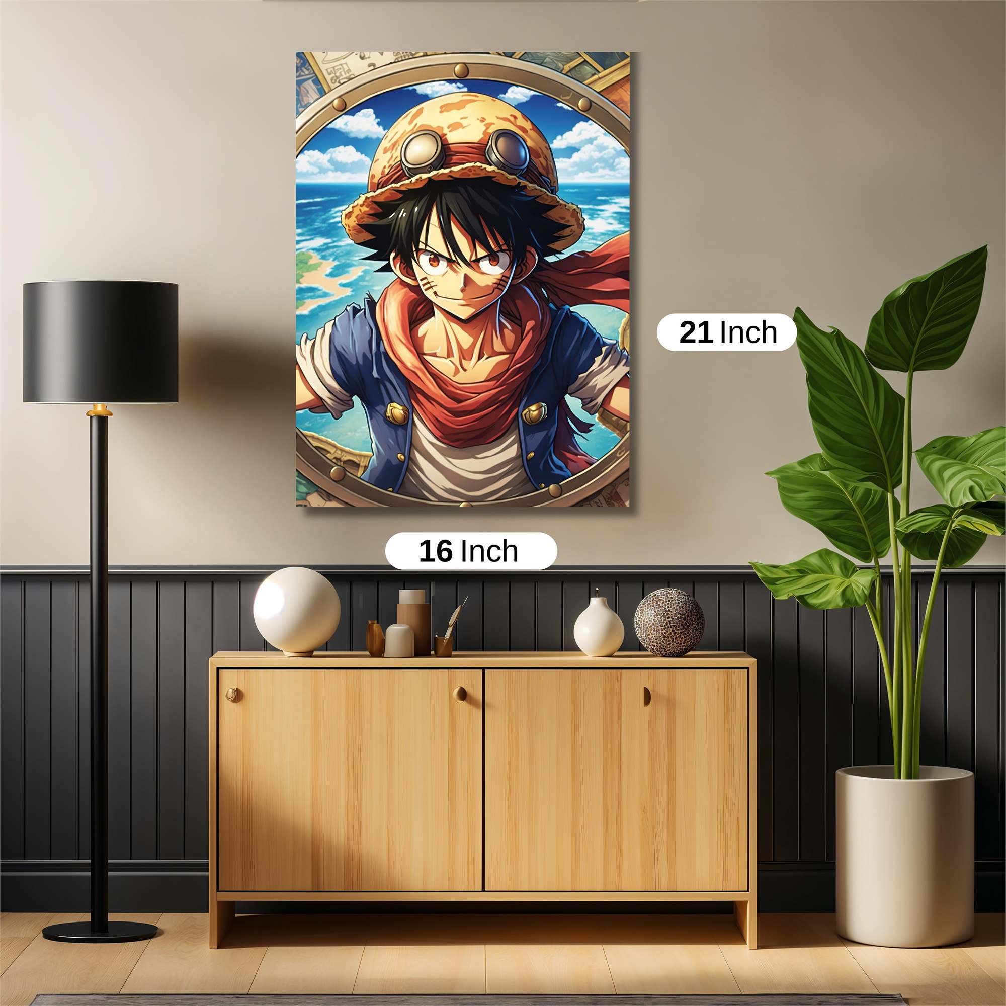 Luffy Adventurous Safe Wall Magnetic / M