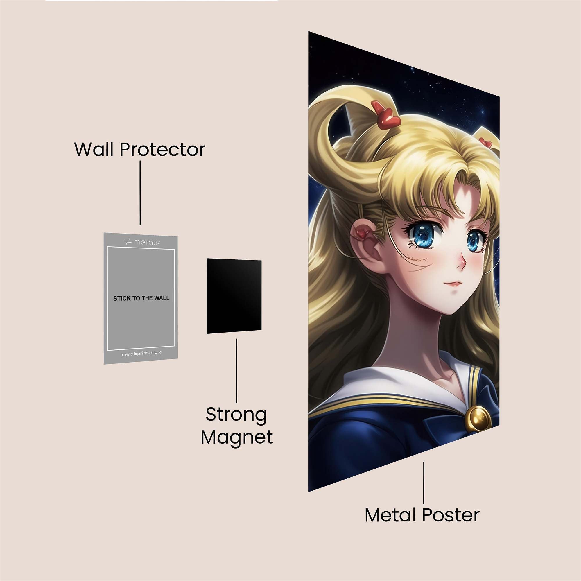 Usagi Radiant Safe Wall Magnetic / M