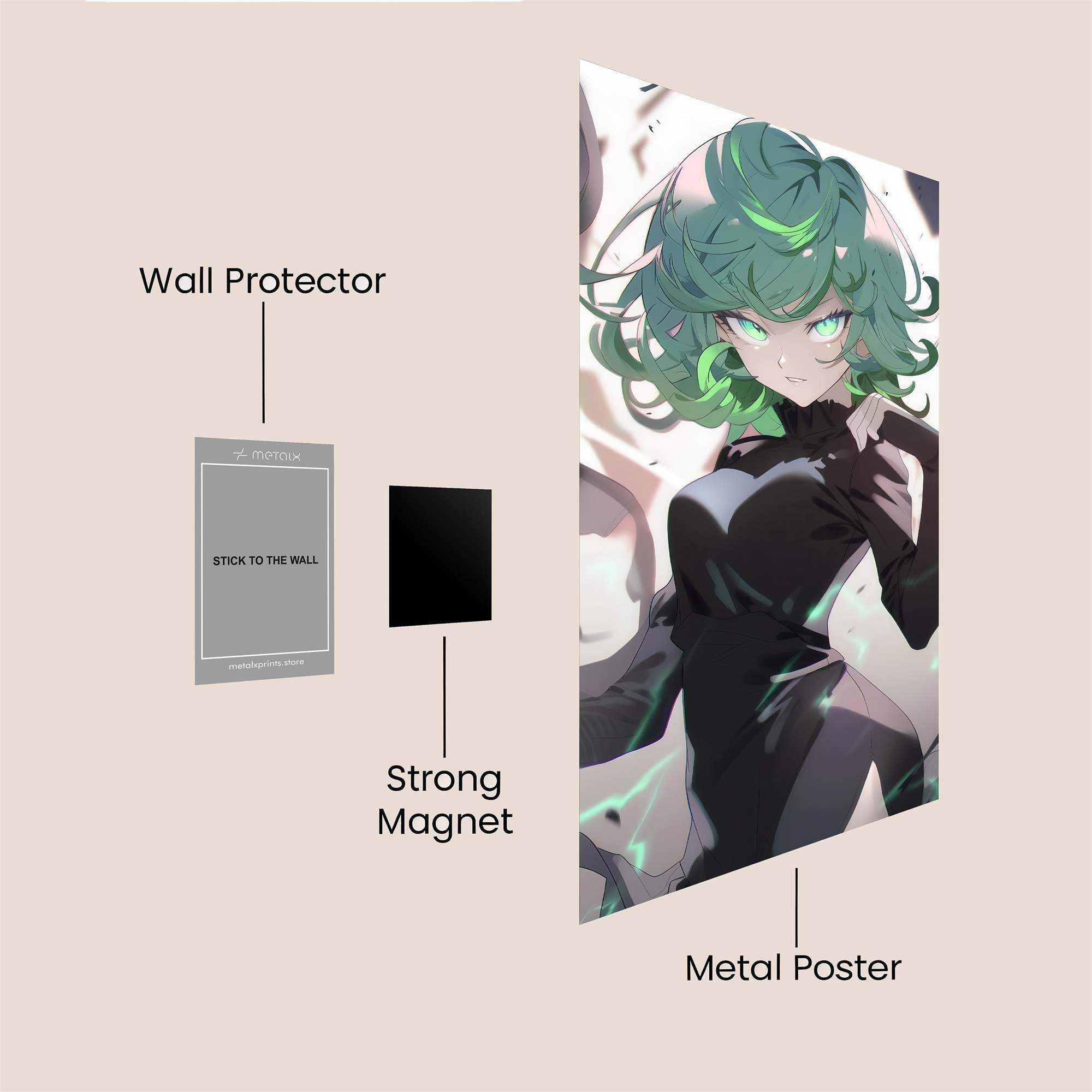 Power Unleashed Safe Wall Magnetic / M