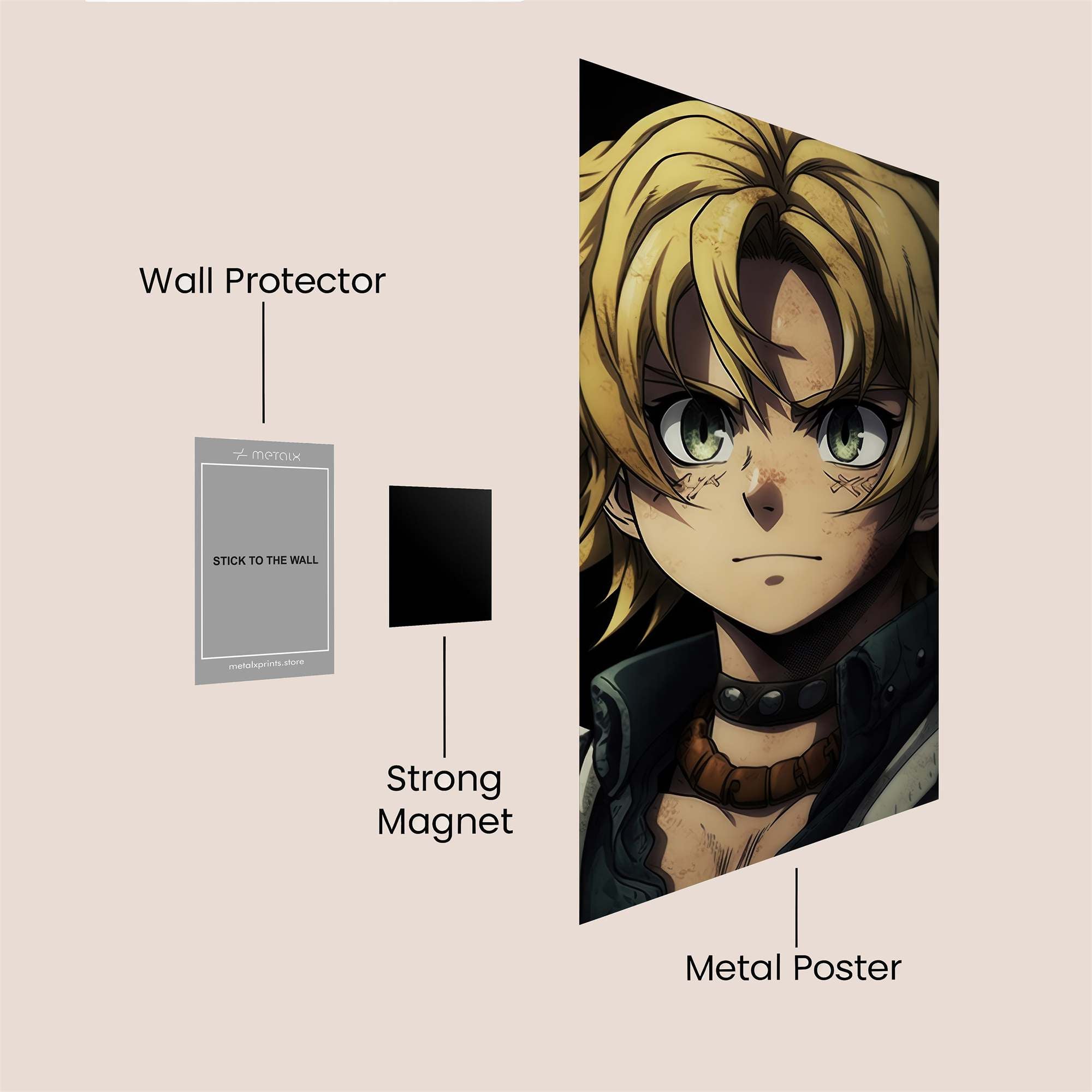 Nagi Defiant Safe Wall Magnetic / M