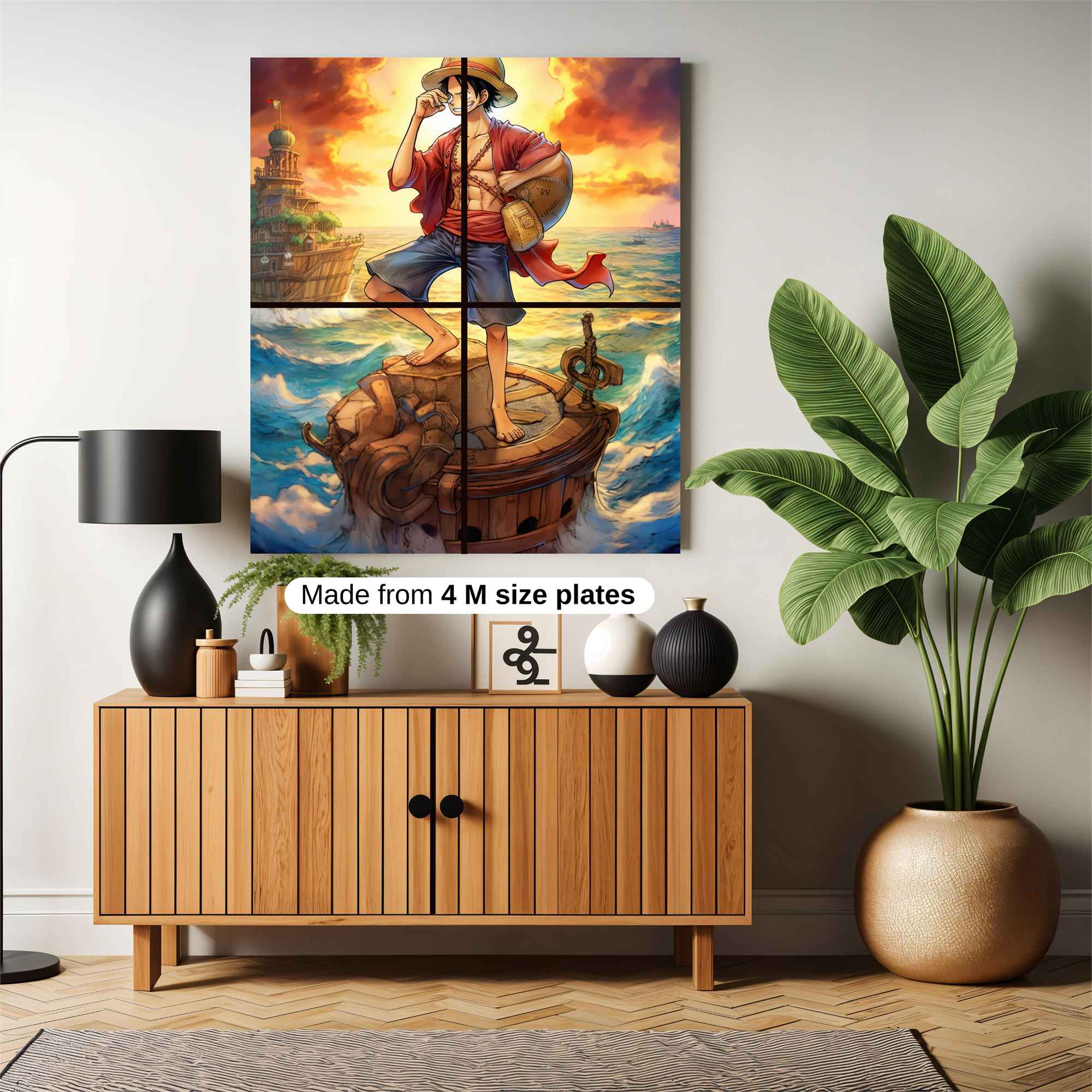 Luffy Radiant Safe Wall Magnetic / M