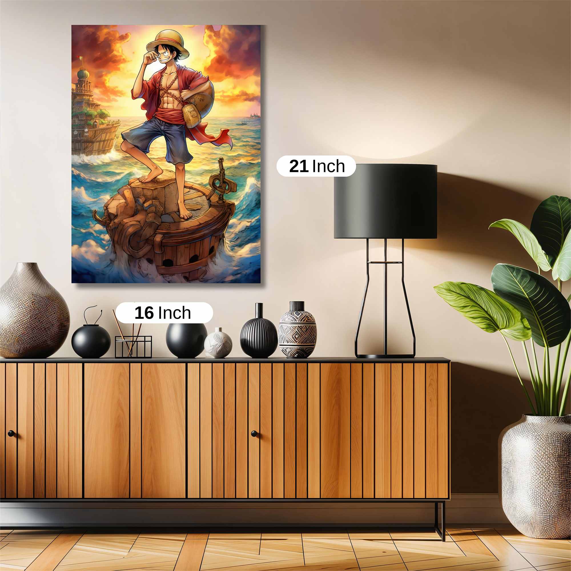 Luffy Radiant Safe Wall Magnetic / M