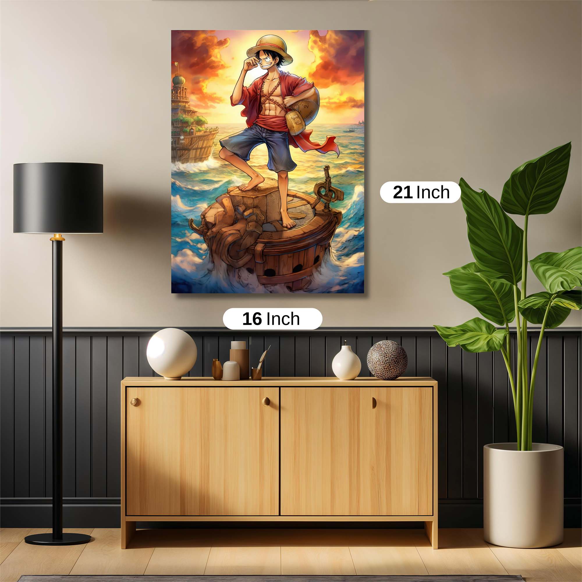 Luffy Radiant Safe Wall Magnetic / M