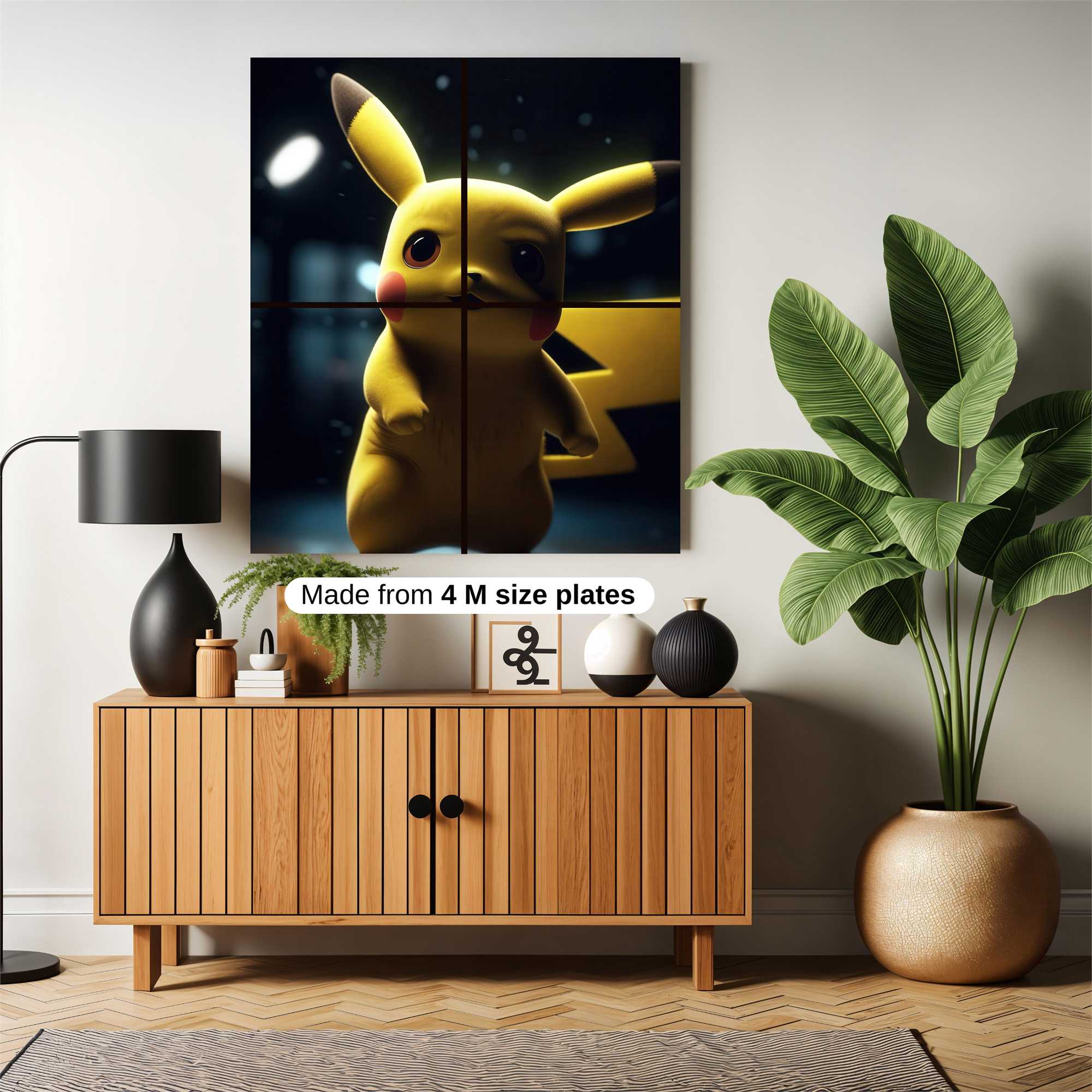 Pikachu Radiant Safe Wall Magnetic / M