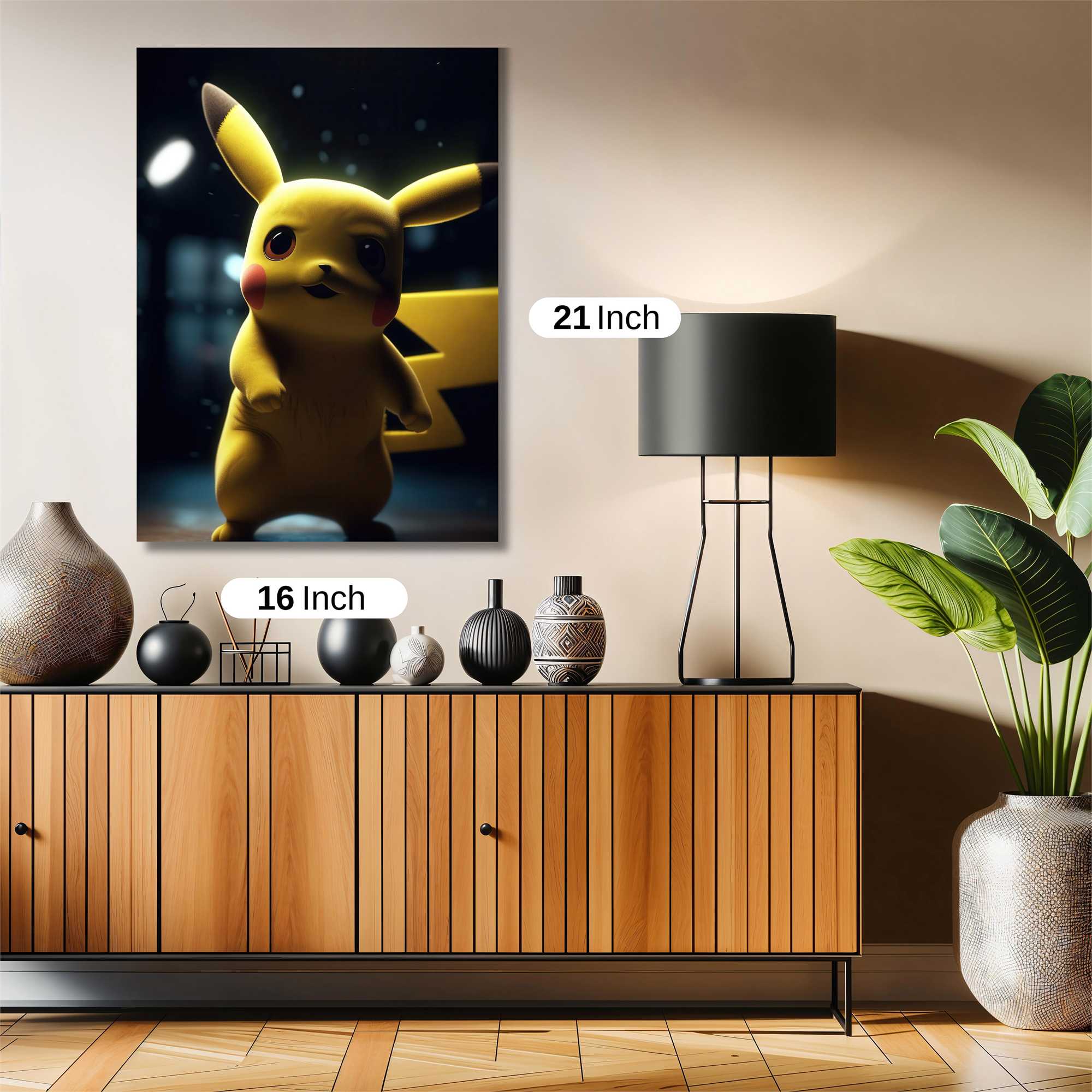 Pikachu Radiant Safe Wall Magnetic / M