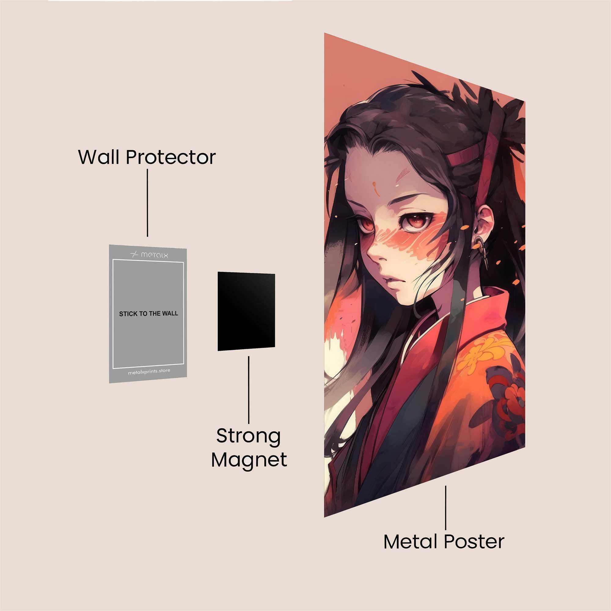 Samurai Serenity Safe Wall Magnetic / M