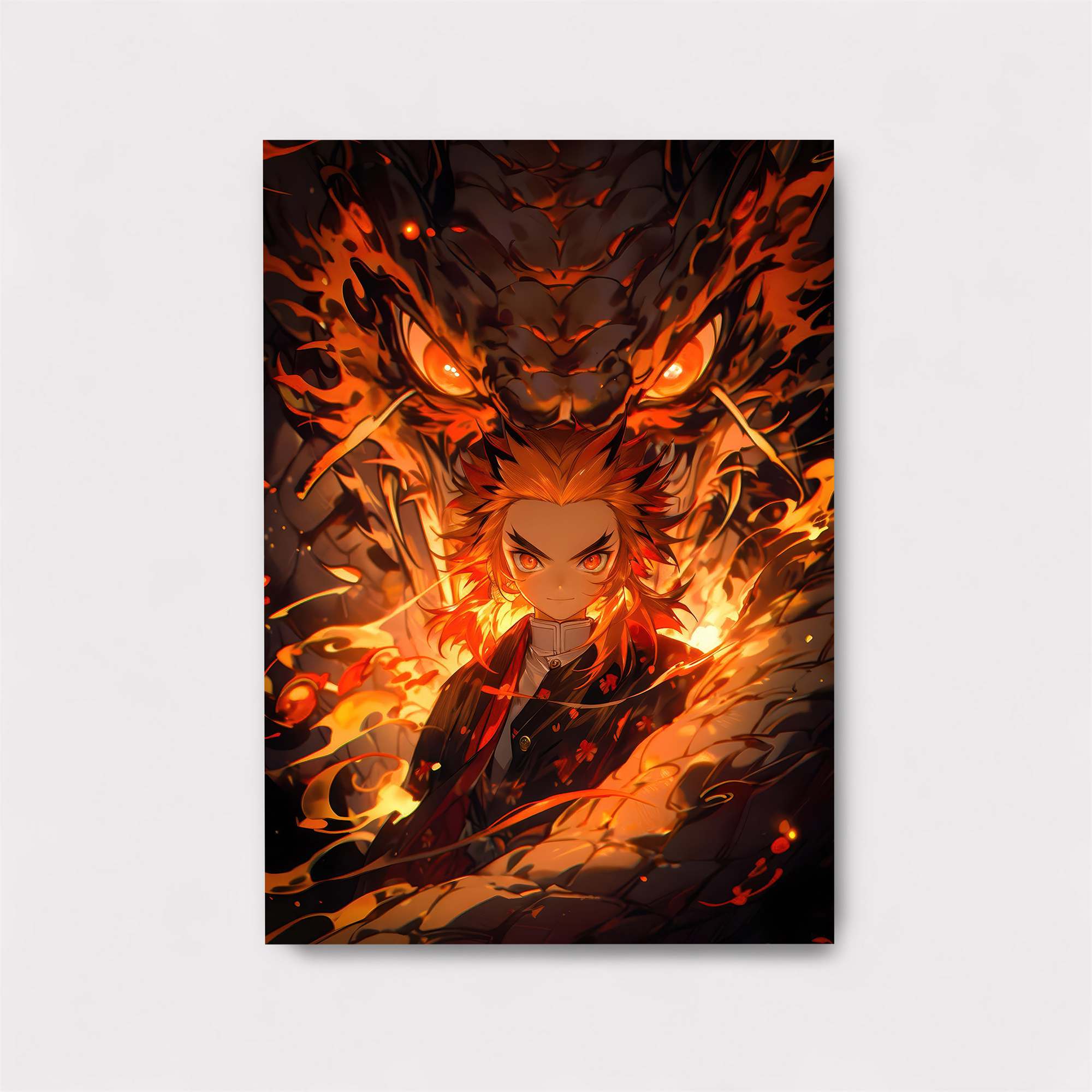 Rengoku Fiery Safe Wall Magnetic / M
