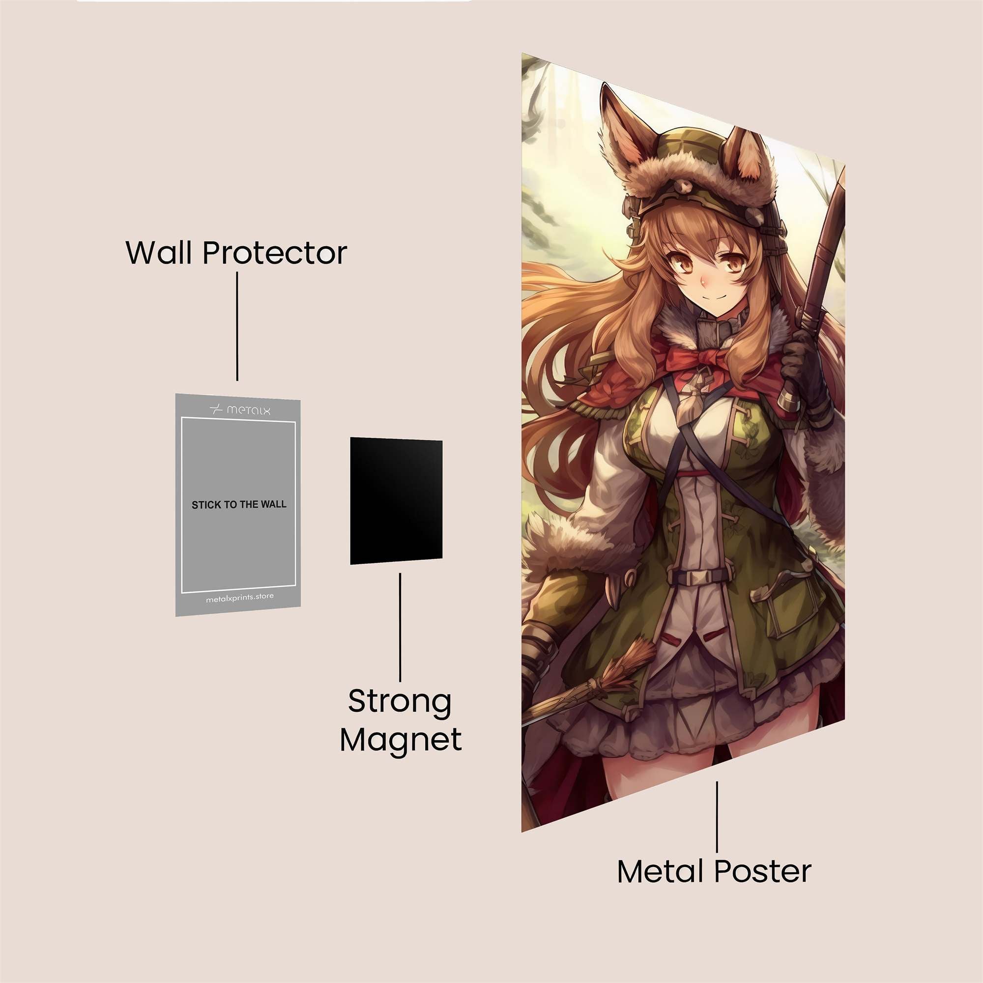 Fox Adventurer Safe Wall Magnetic / M