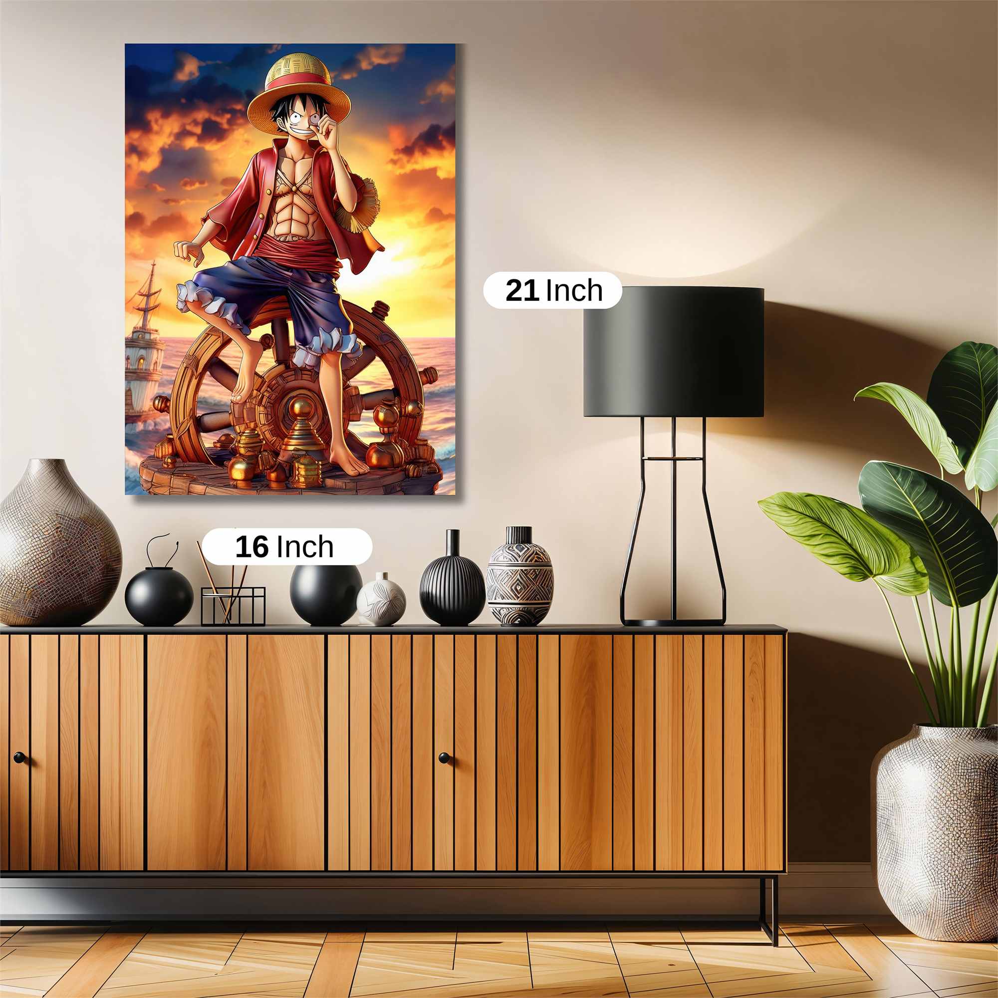 Luffy Adventurous Safe Wall Magnetic / M