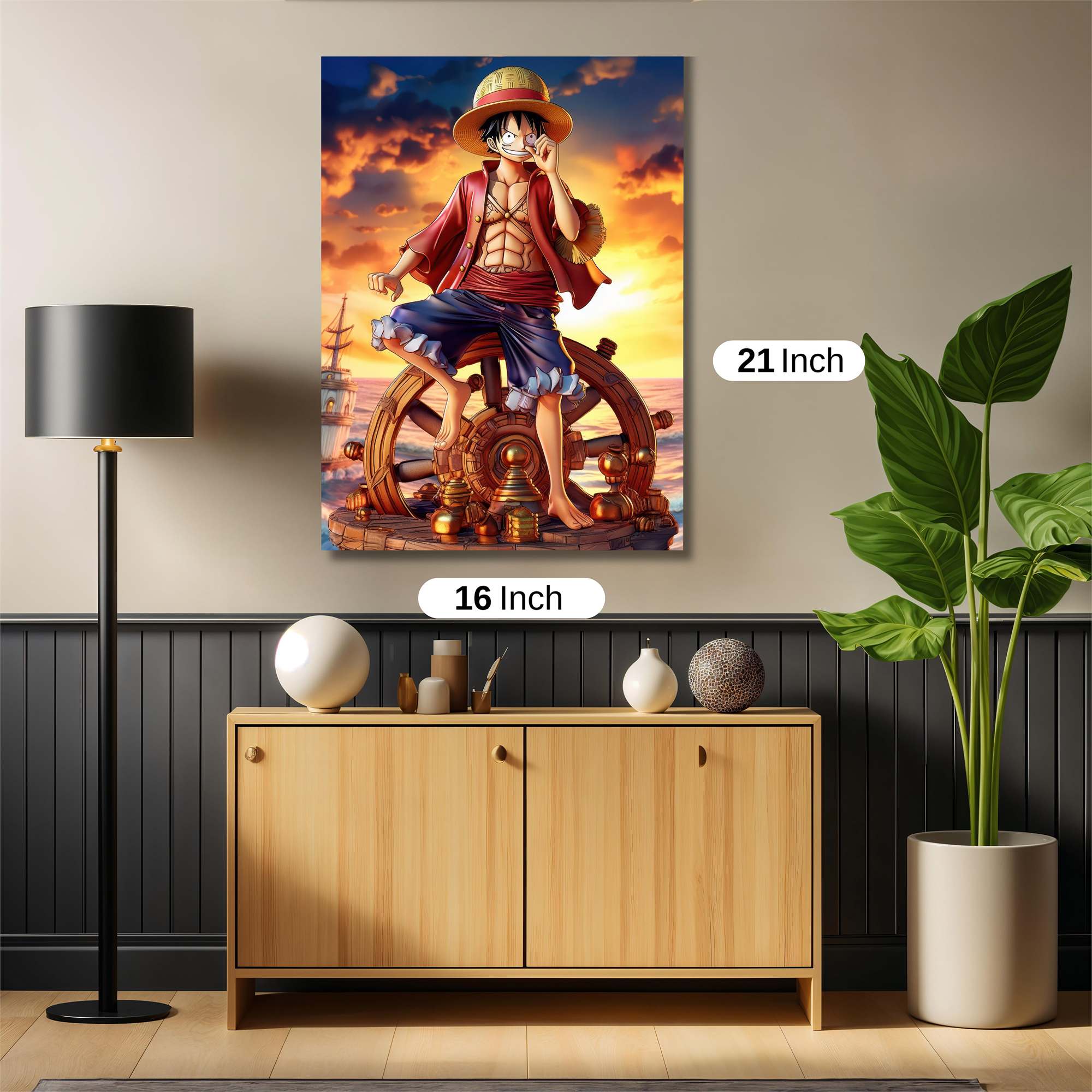 Luffy Adventurous Safe Wall Magnetic / M