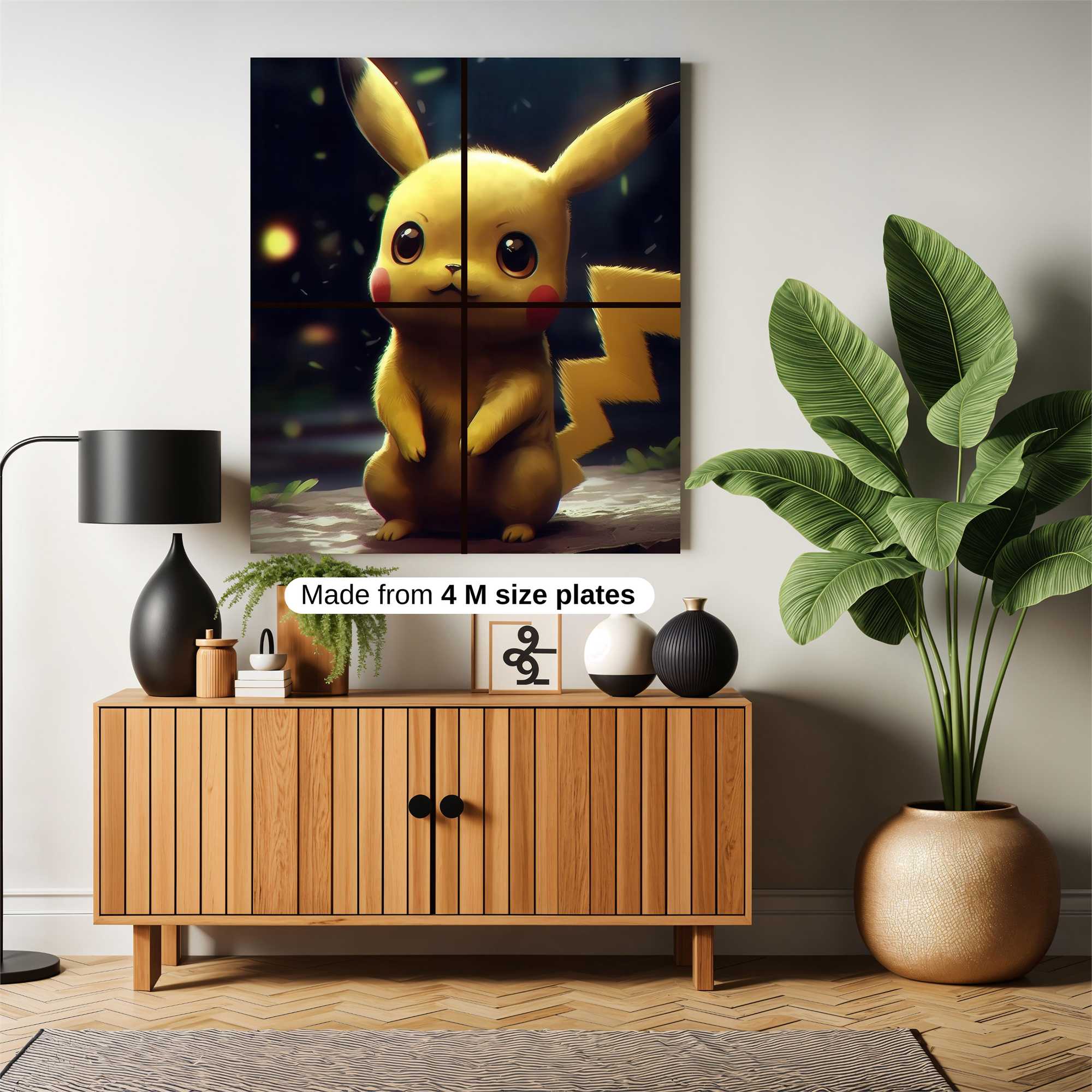 Pikachu Wonder Safe Wall Magnetic / M