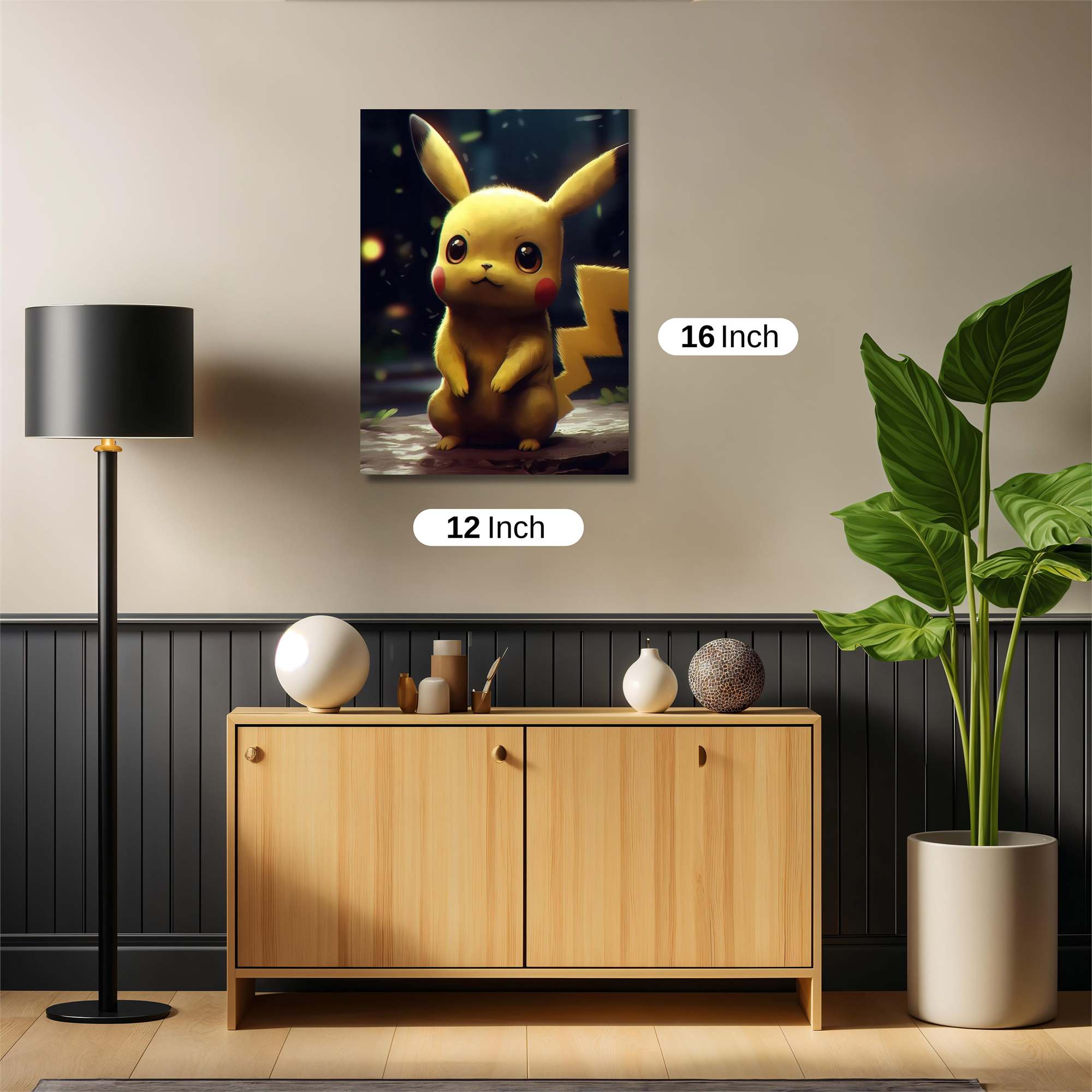 Pikachu Wonder Safe Wall Magnetic / M