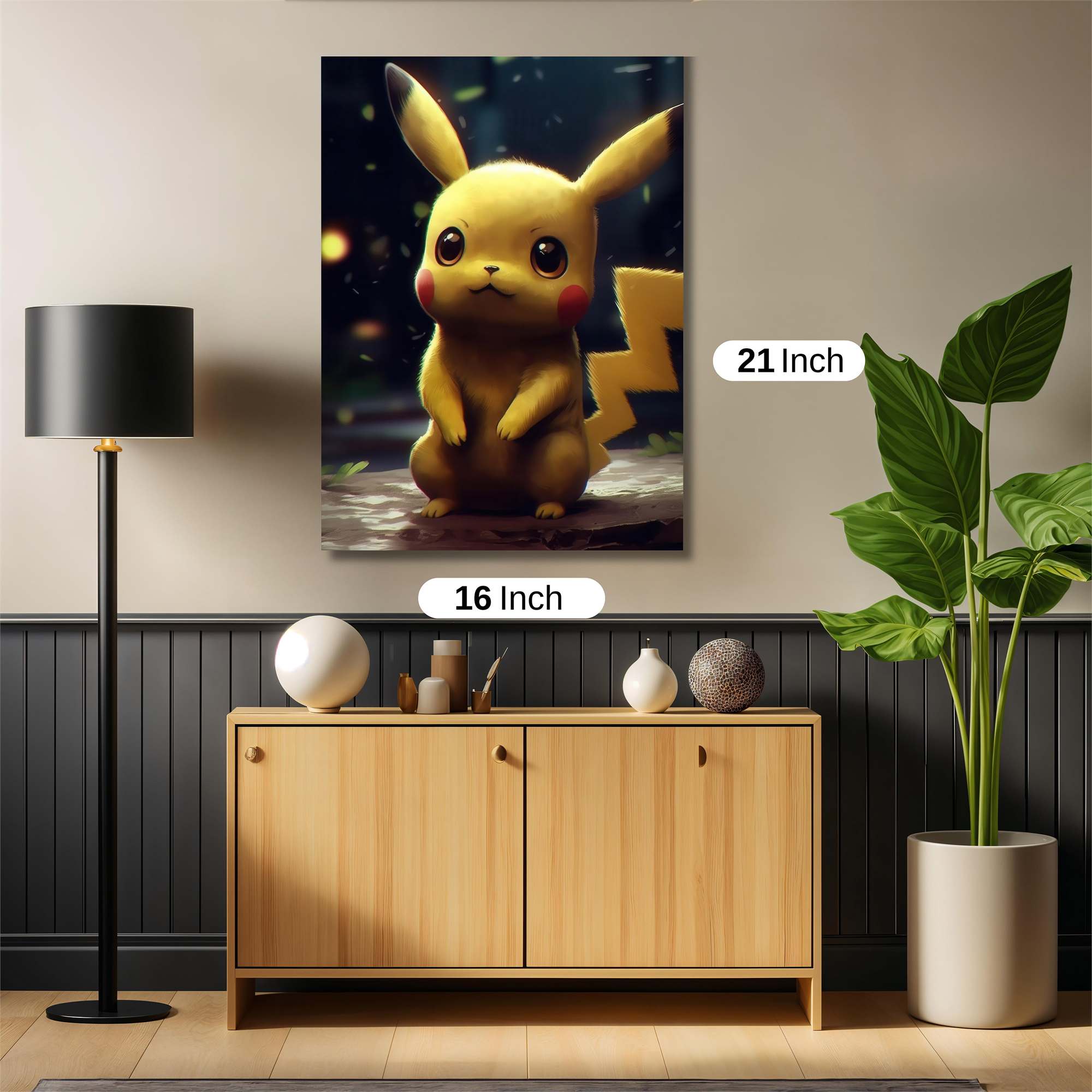 Pikachu Wonder Safe Wall Magnetic / M