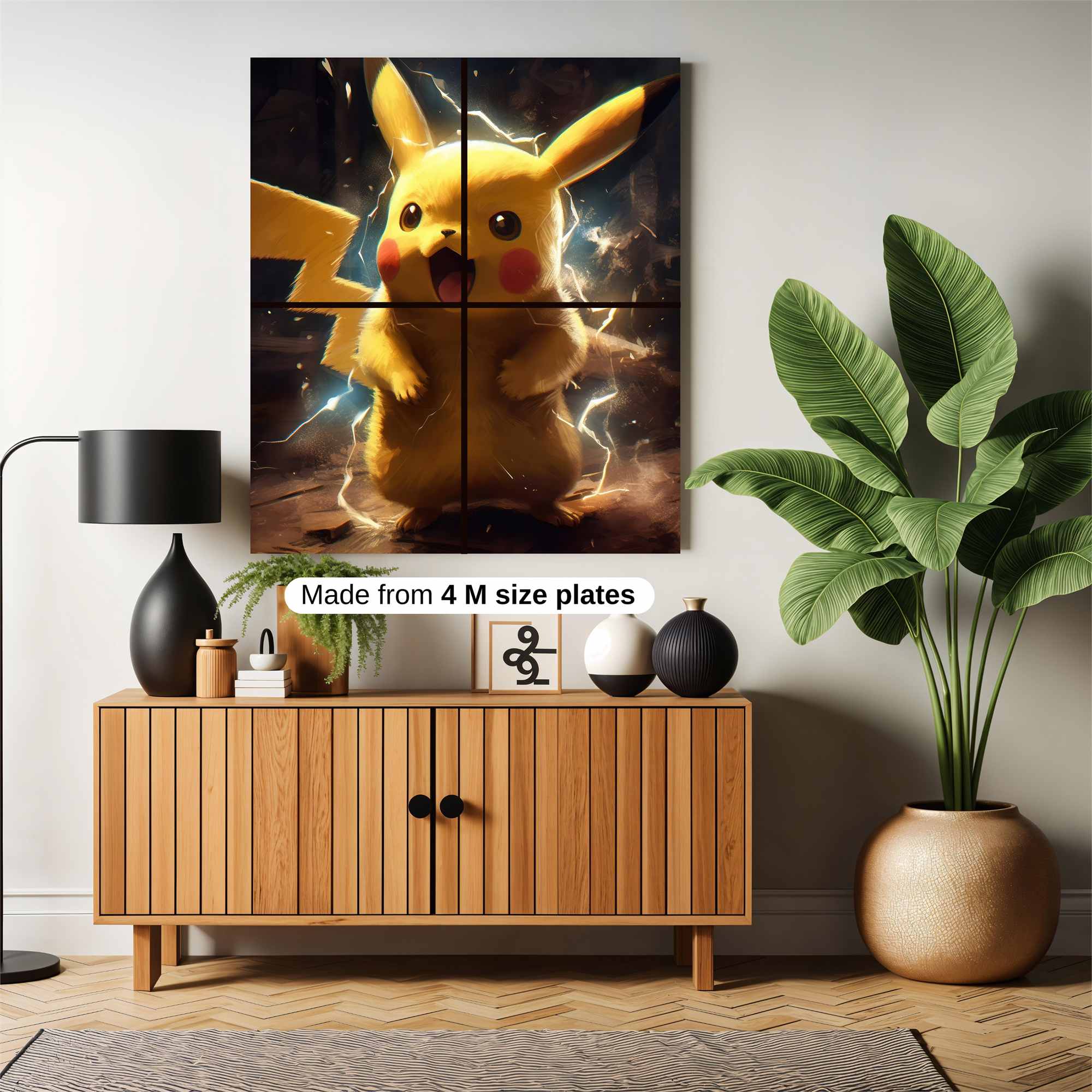 Pikachu Zest Safe Wall Magnetic / M