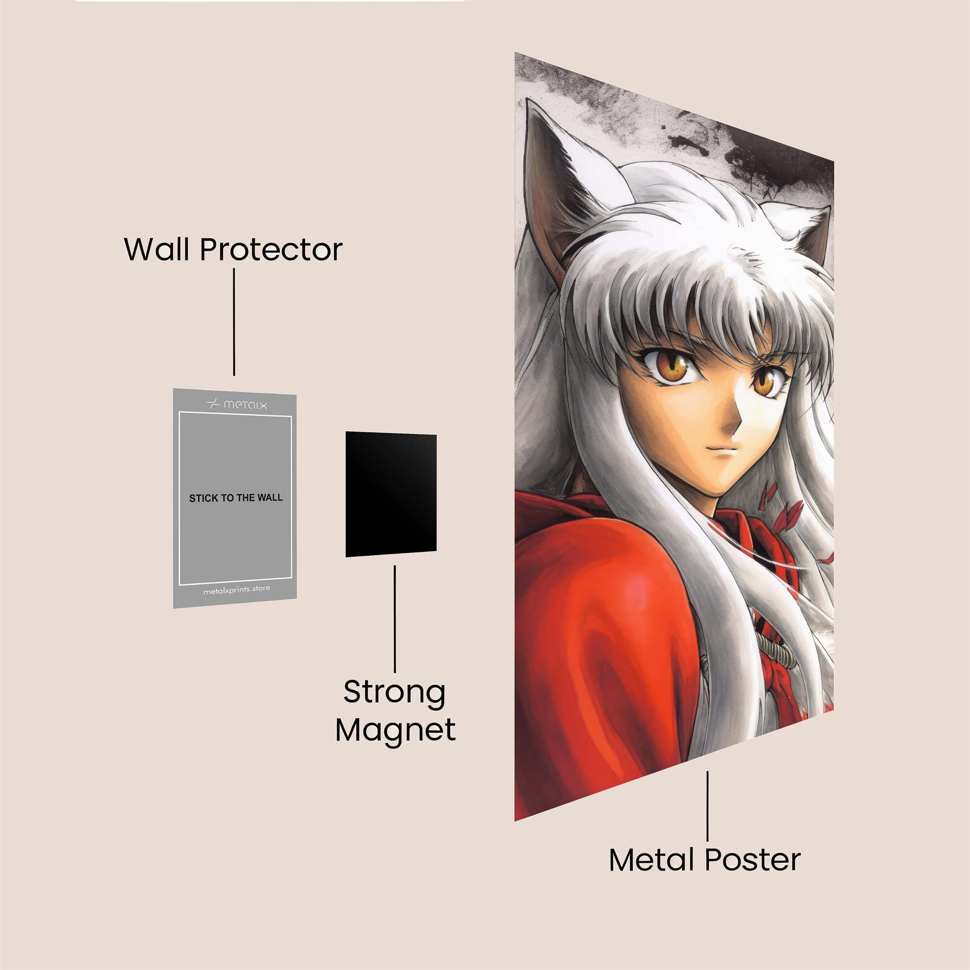 Inuyasha Enigmatic Safe Wall Magnetic / M
