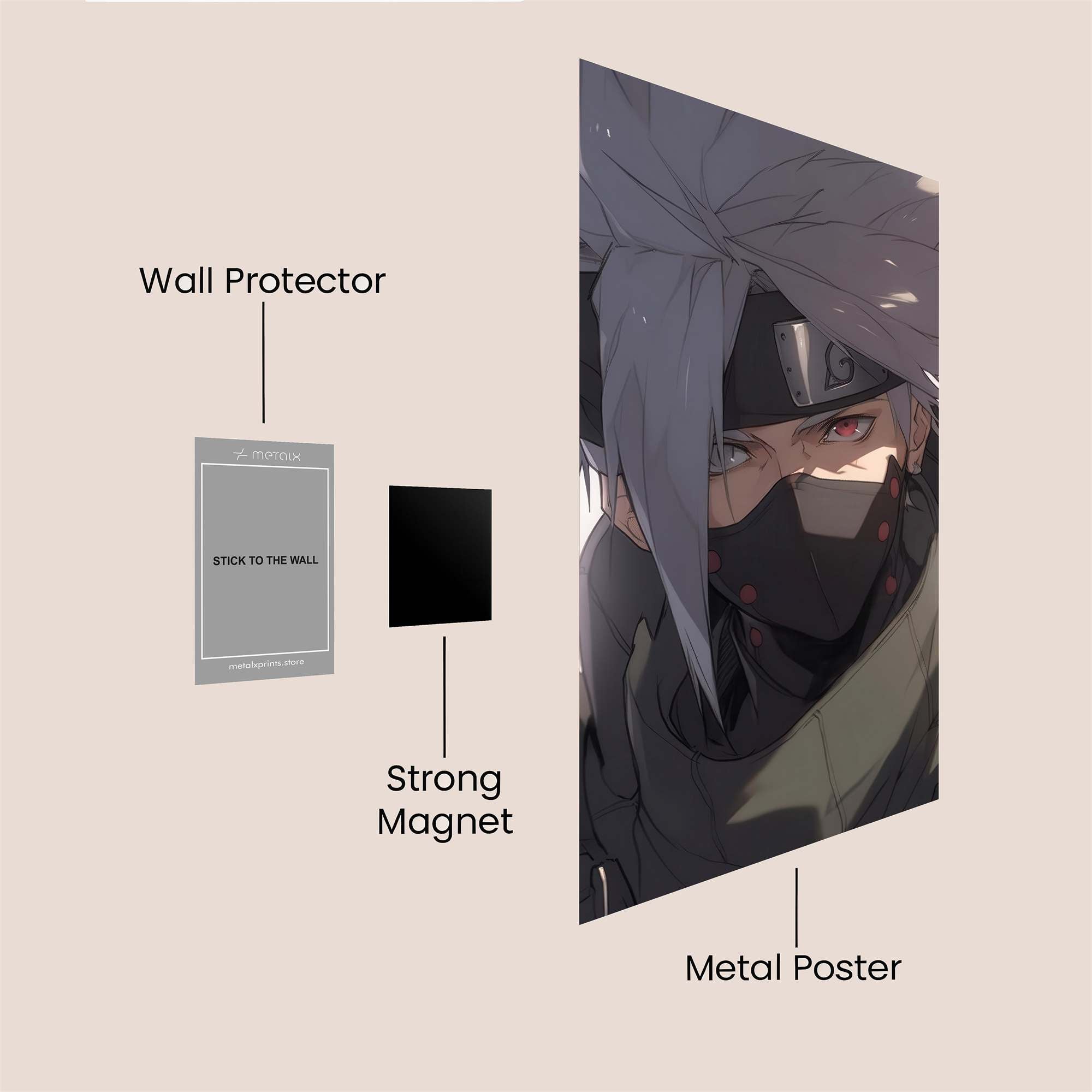 Kakashi Enigmatic Safe Wall Magnetic / M