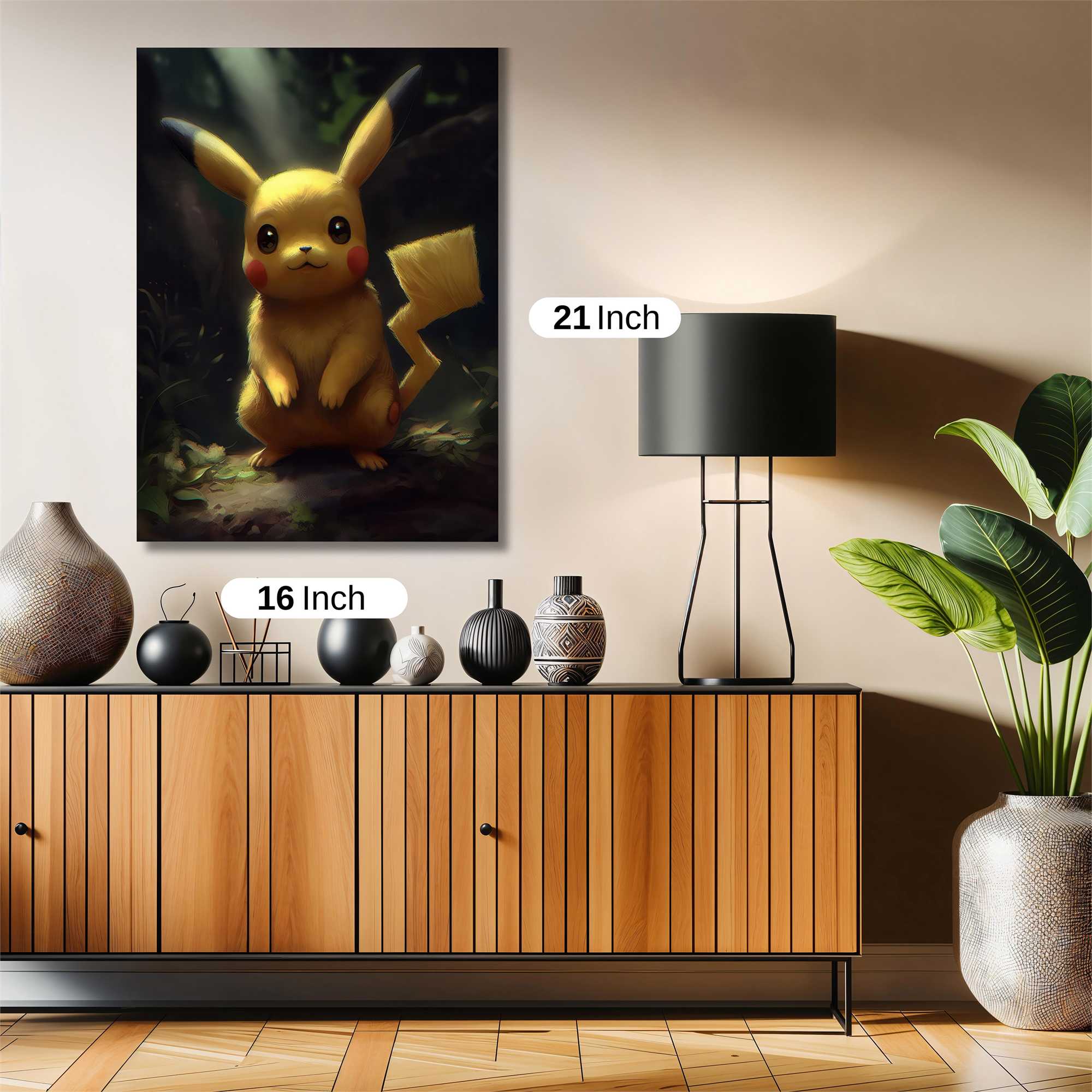 Pikachu Serene Safe Wall Magnetic / M