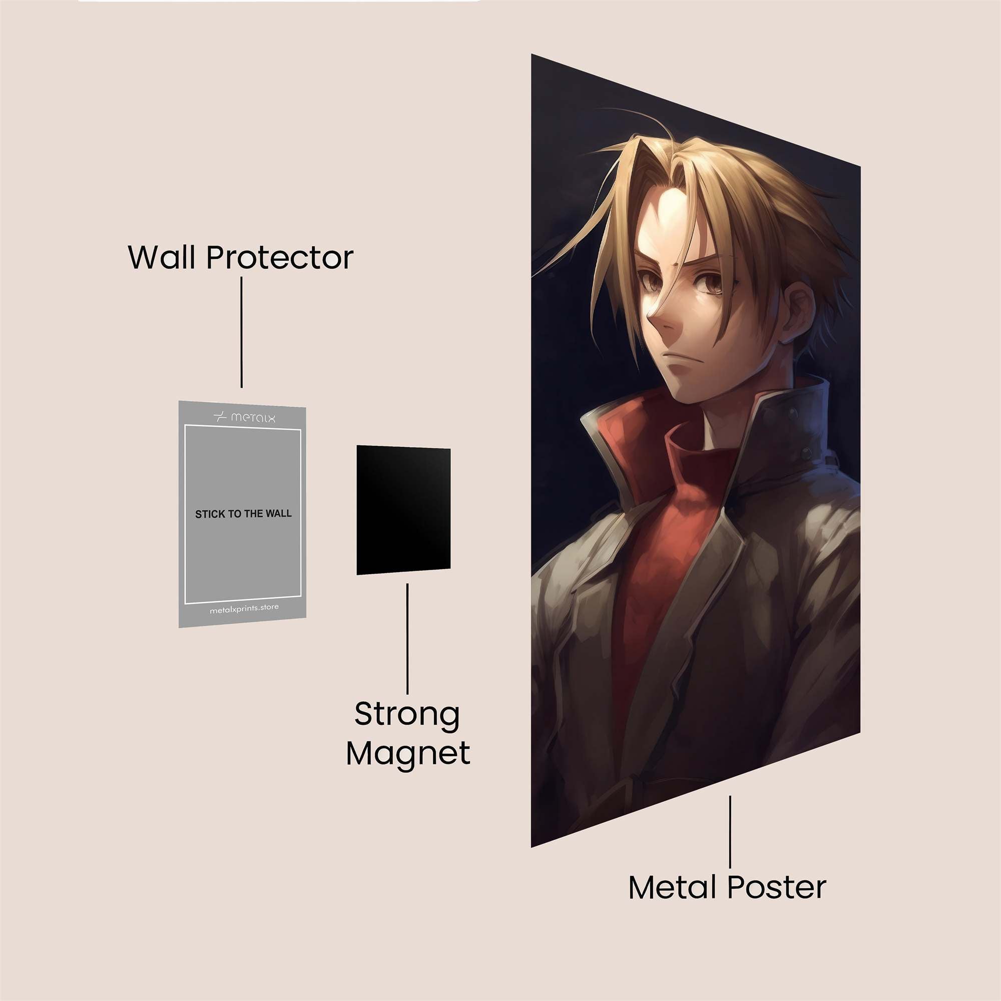 Heroic Resolve Safe Wall Magnetic / M