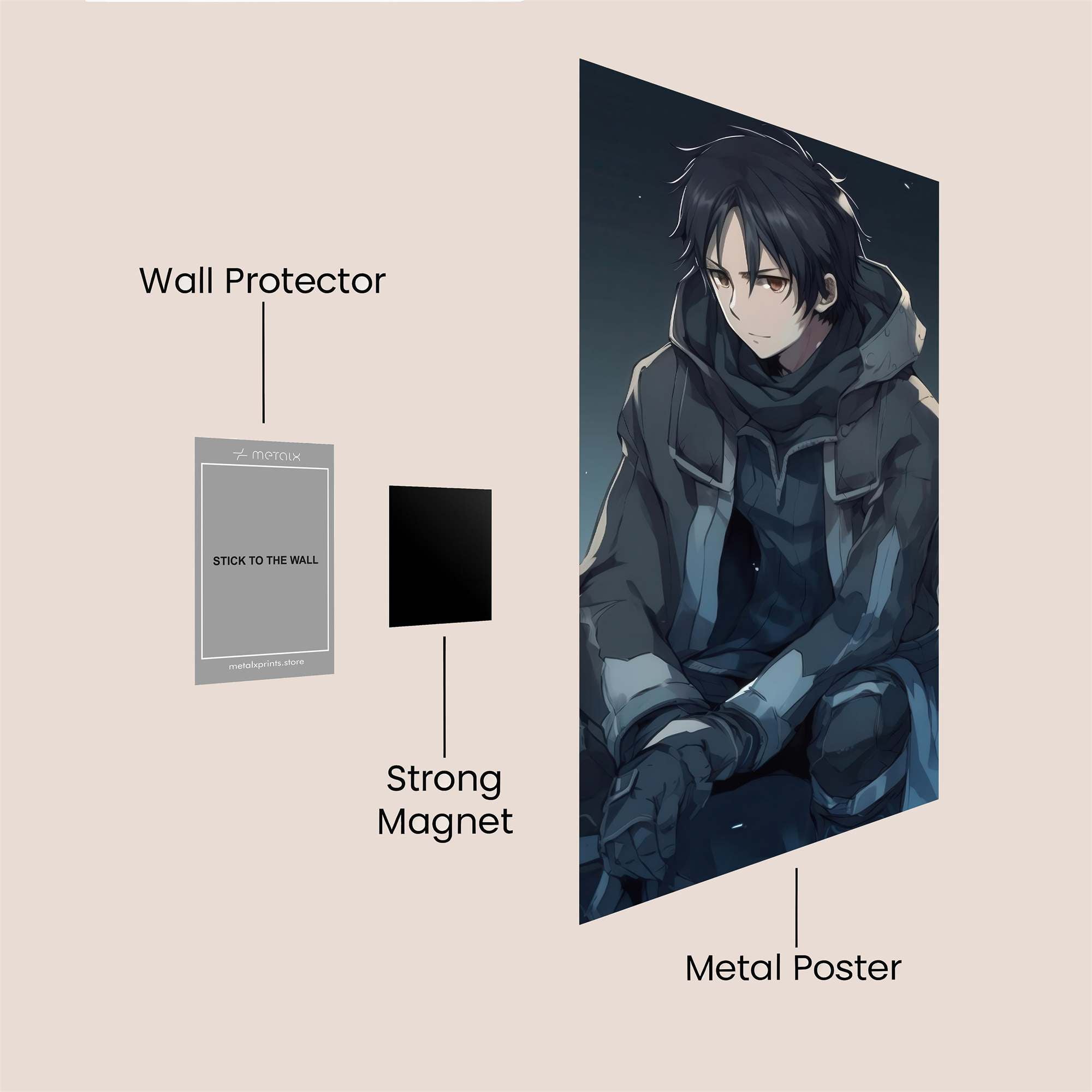 Kirito Solitude Safe Wall Magnetic / M