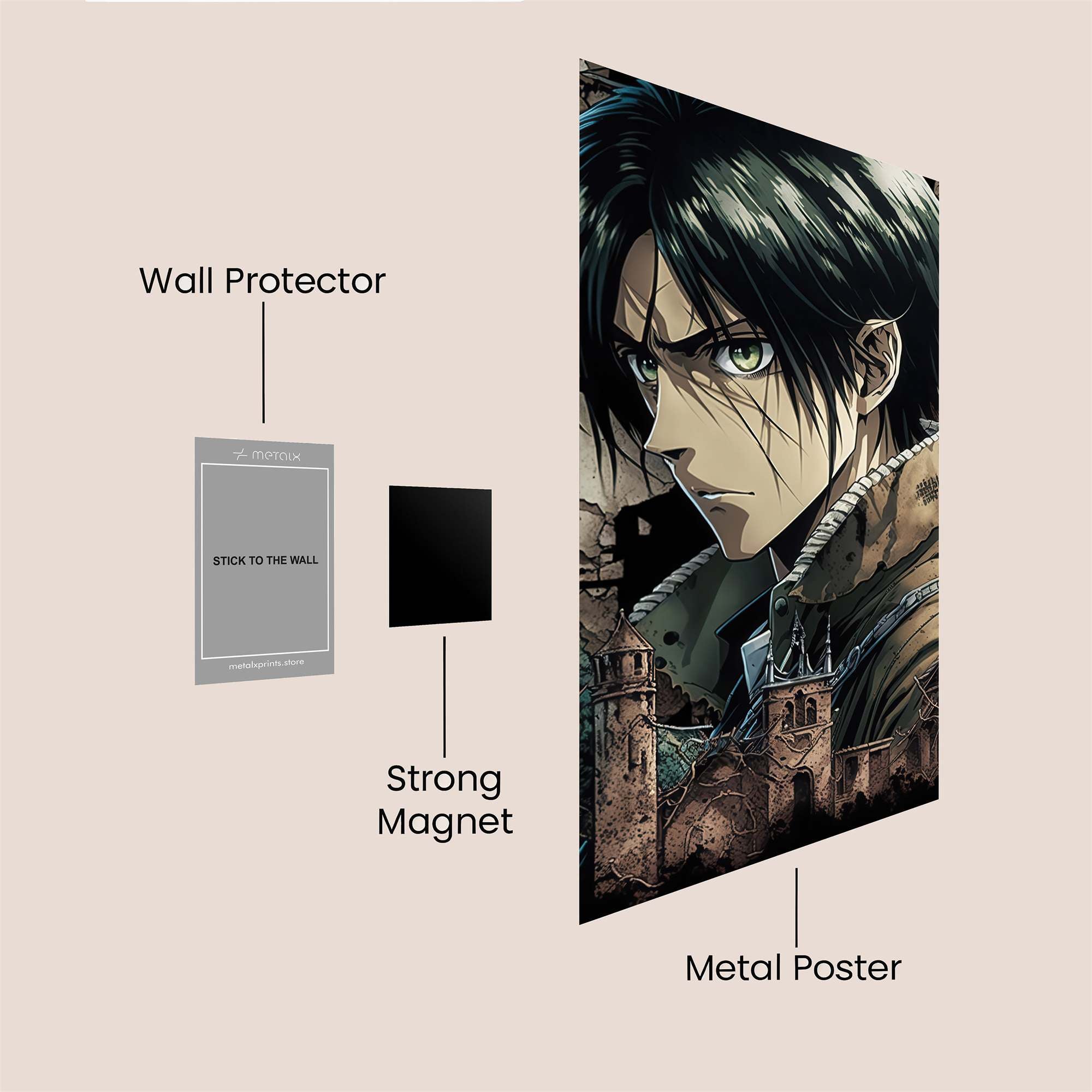 Levi Resolute Safe Wall Magnetic / M