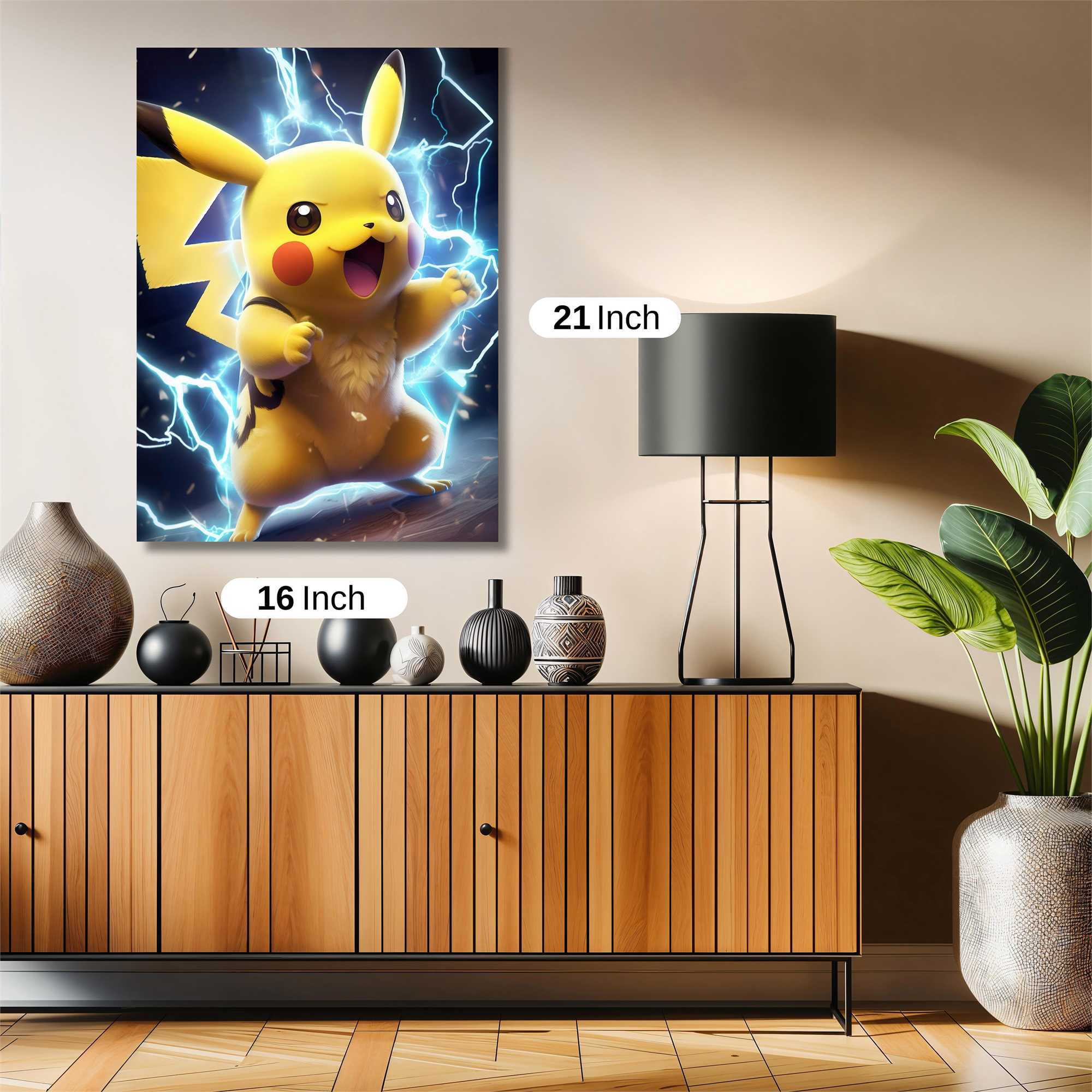 Pikachu Dynamic Safe Wall Magnetic / M
