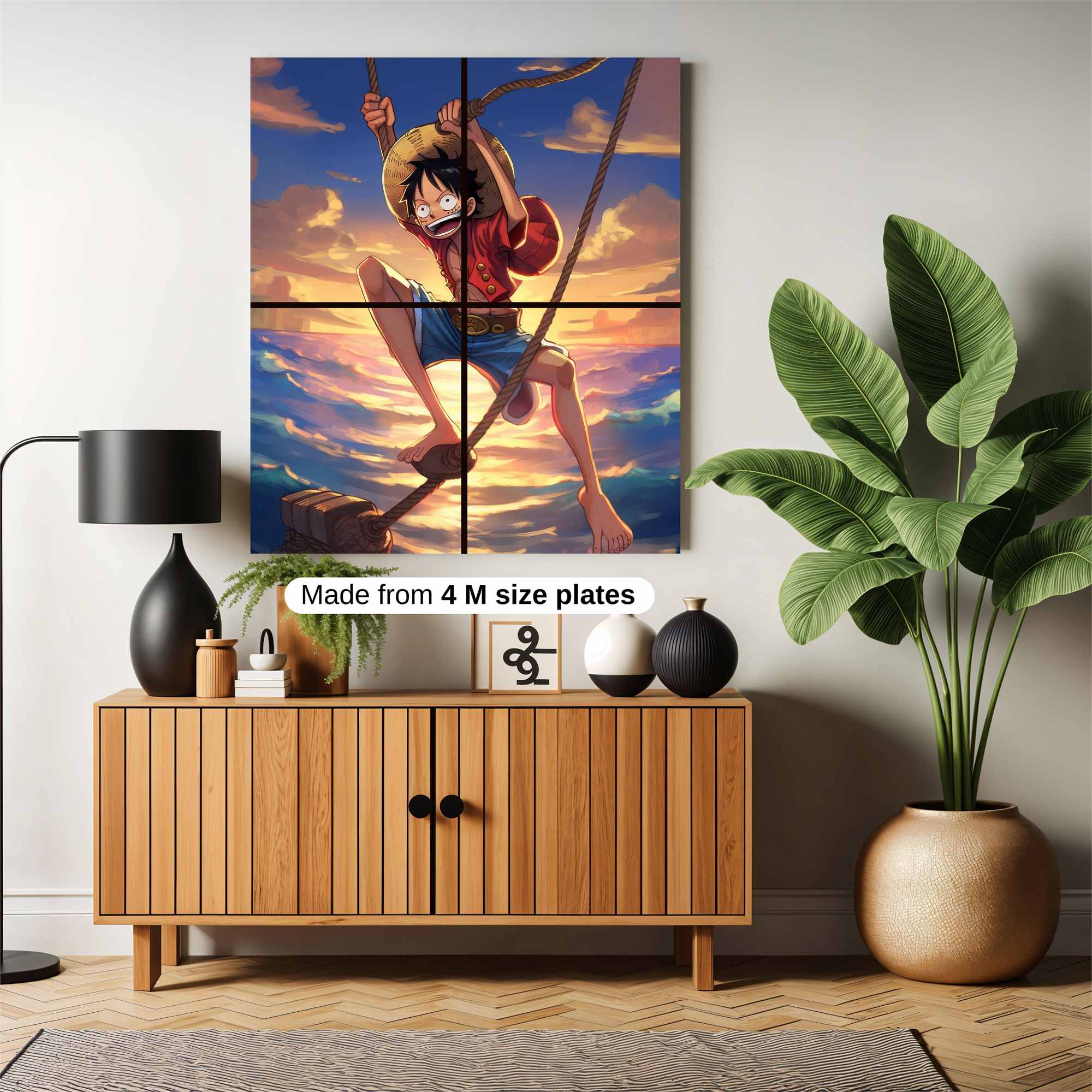 Luffy Adventurous Safe Wall Magnetic / M