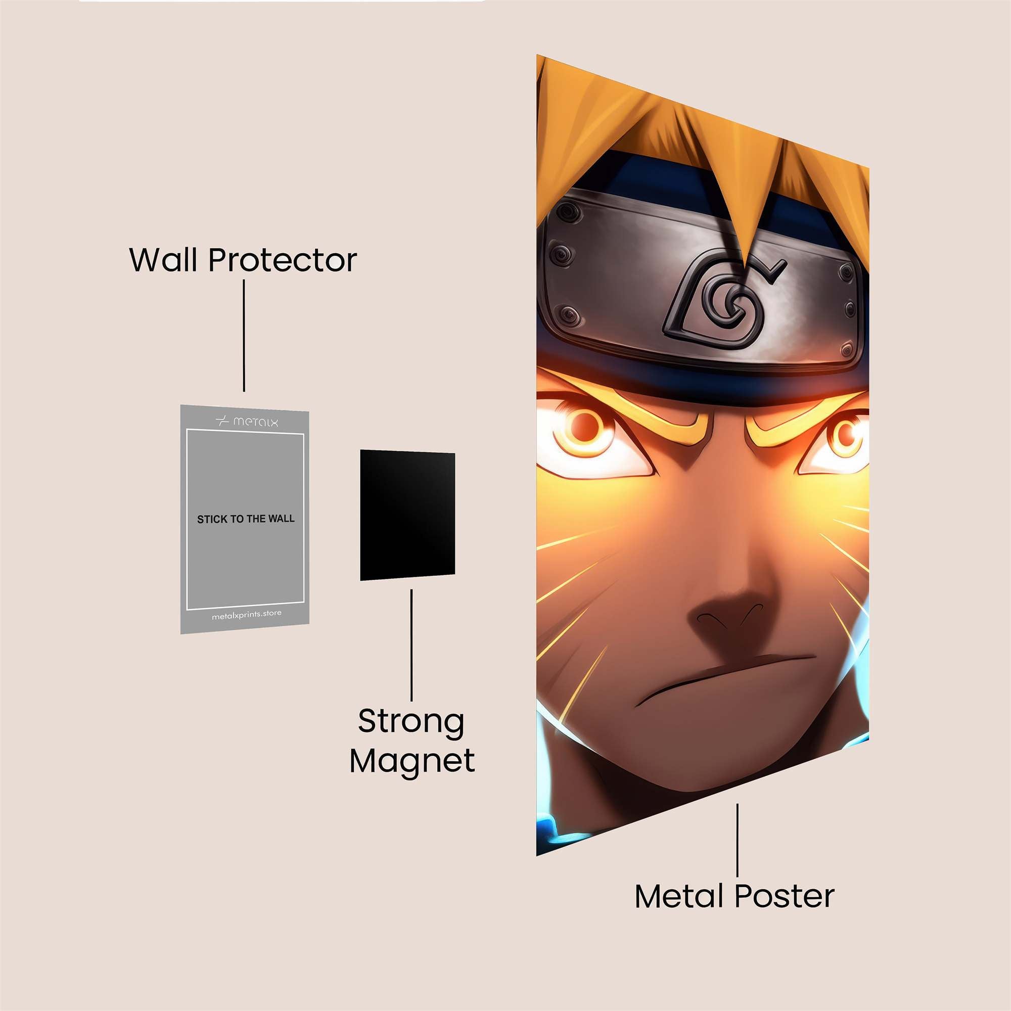 Naruto Intense Safe Wall Magnetic / M