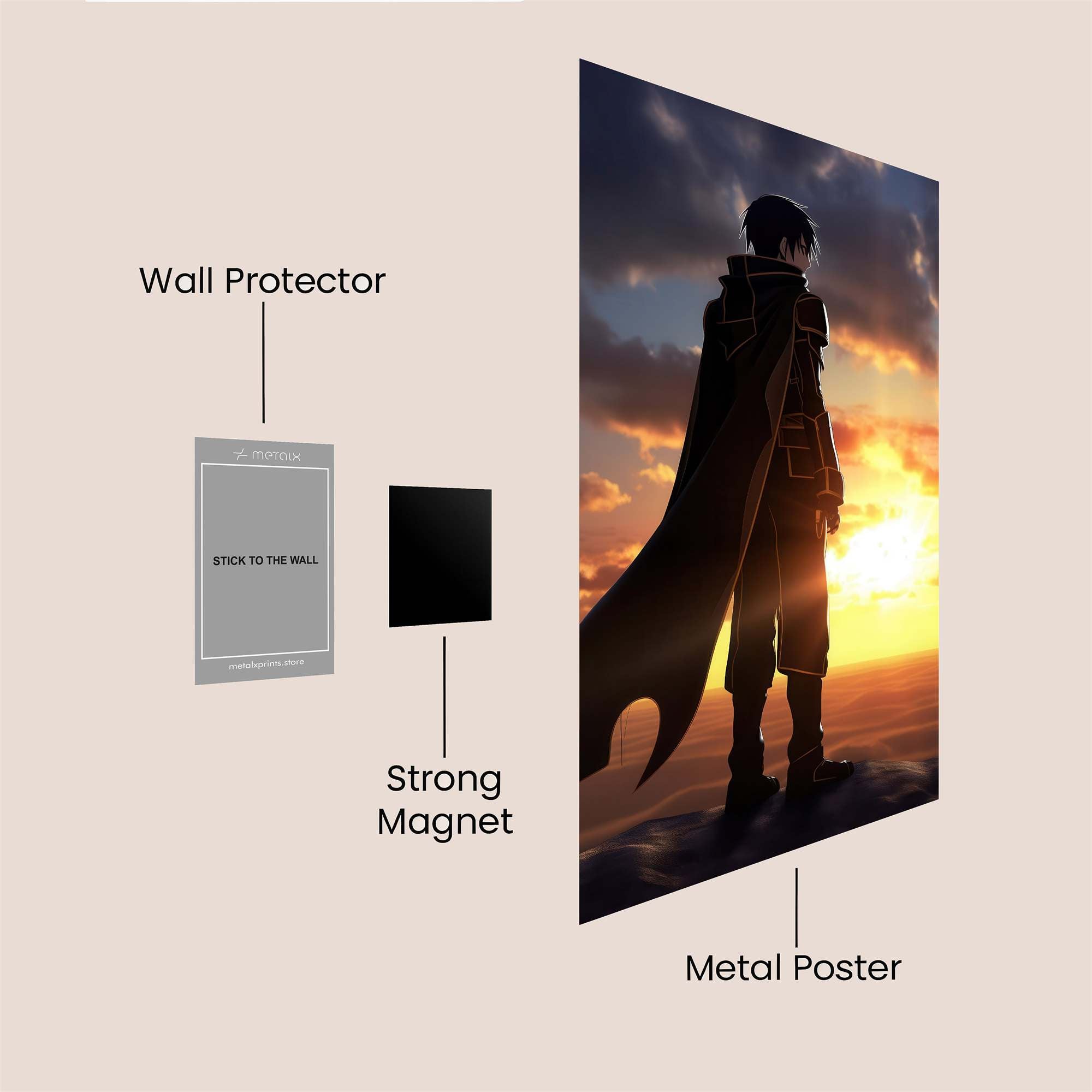 Kirito Tranquil Safe Wall Magnetic / M