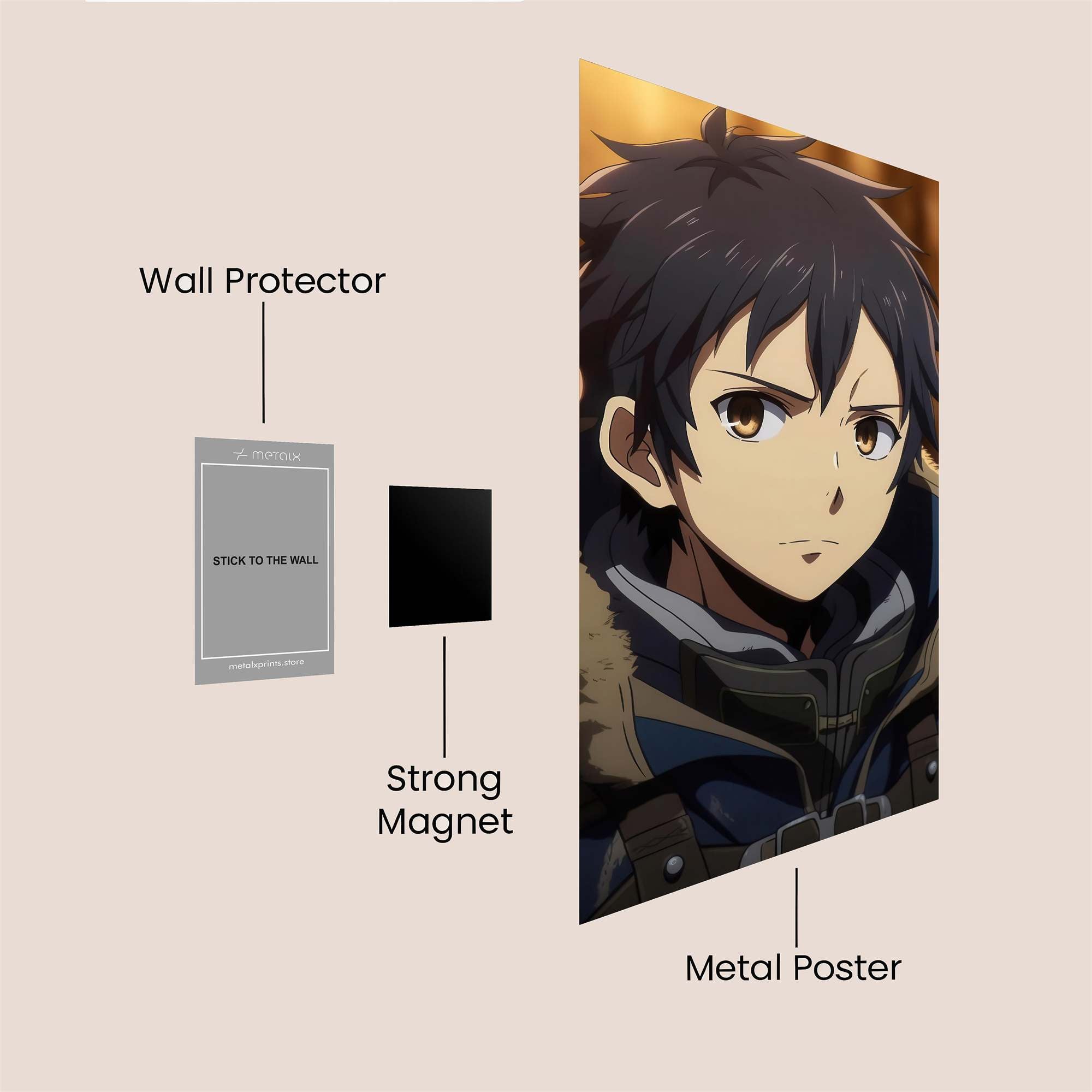 Eren Resolute Safe Wall Magnetic / M